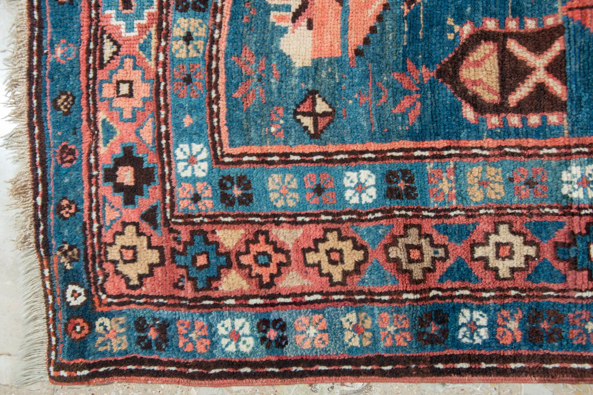 20th Century Antique KAZAK Carpet For Sale