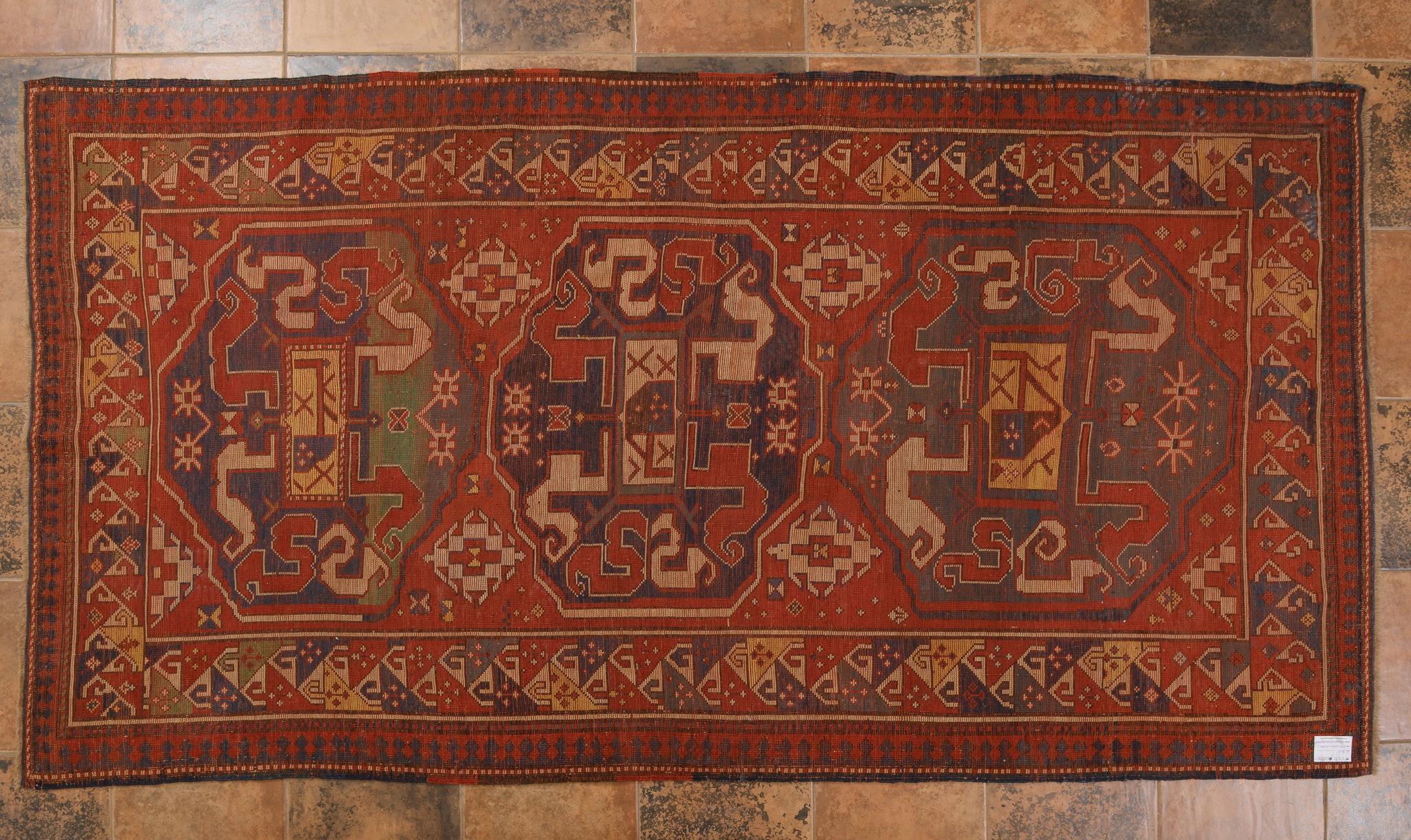 Other  KAZAK Caucasian Carpet Cloudband for Collection For Sale