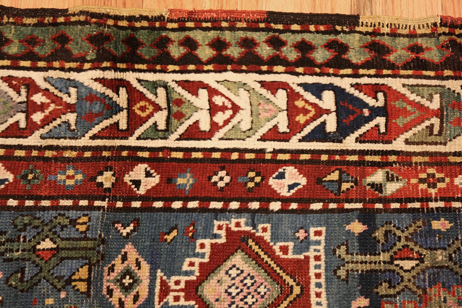 Wool Antique Kazak Caucasian Rug