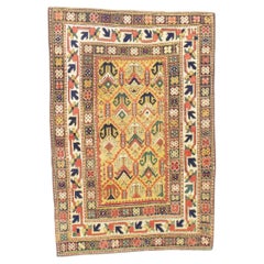 Antike Kazak Ganjeh Teppich 4'1" x 6'0"