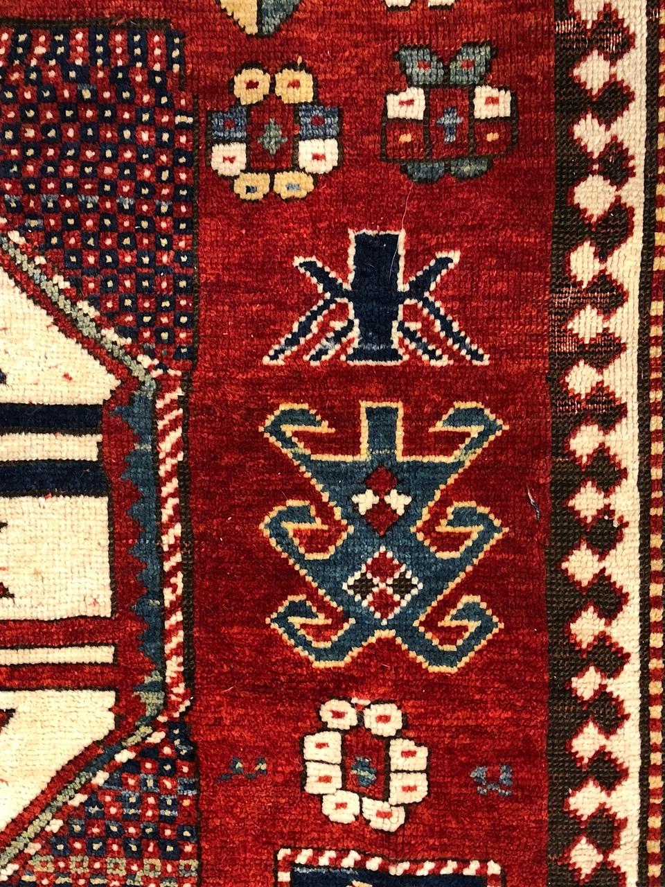 Tribal Tapis ancien Kazak Karachov, fin du 19e siècle en vente