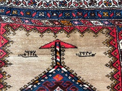 Antique Kazak/ Kurdish Runner, 3'2" × 10'11"