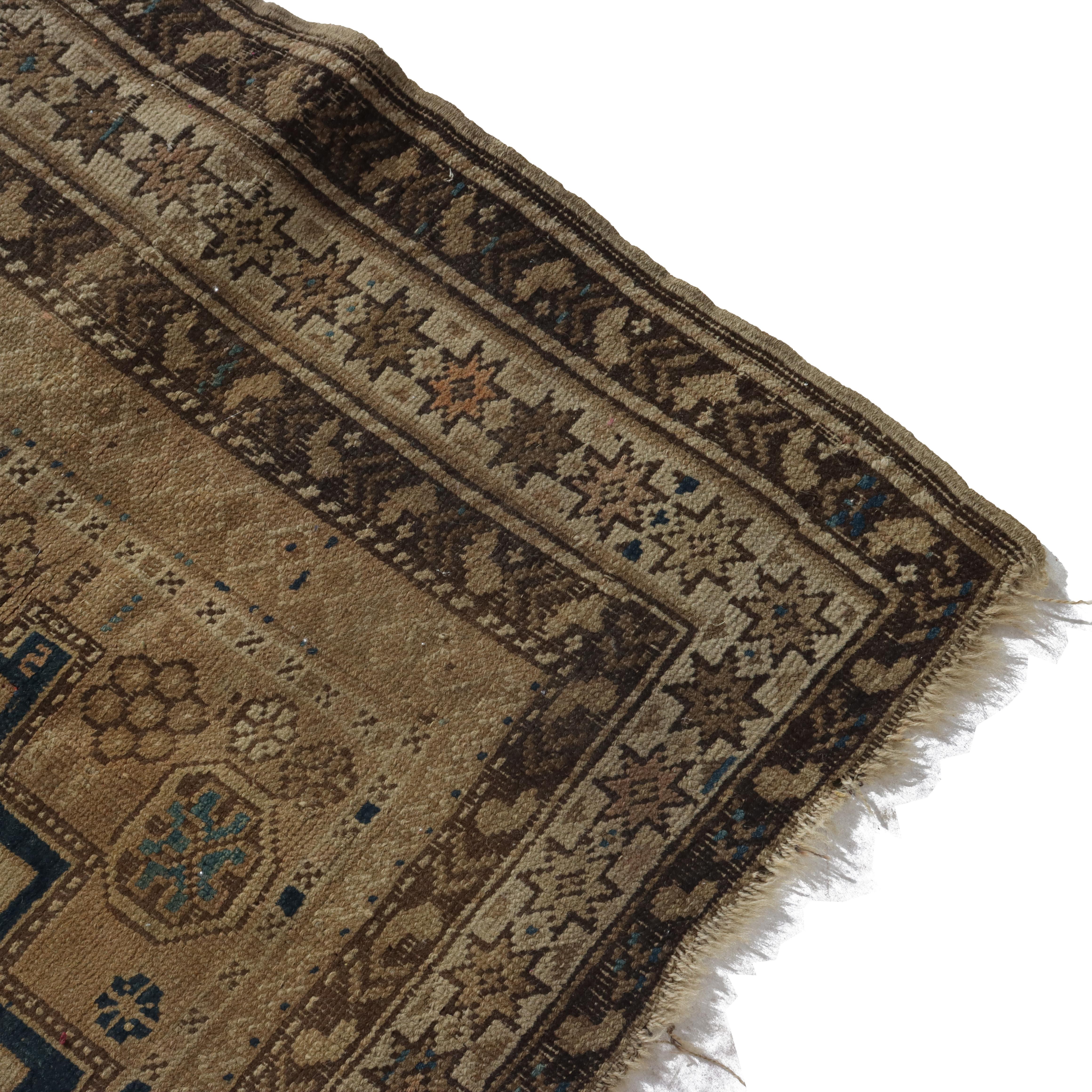 Antico tappeto orientale Kazak Lesghi Star C1910 in vendita 4