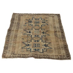 Antique Kazak Lesghi Star Oriental Rug C1910