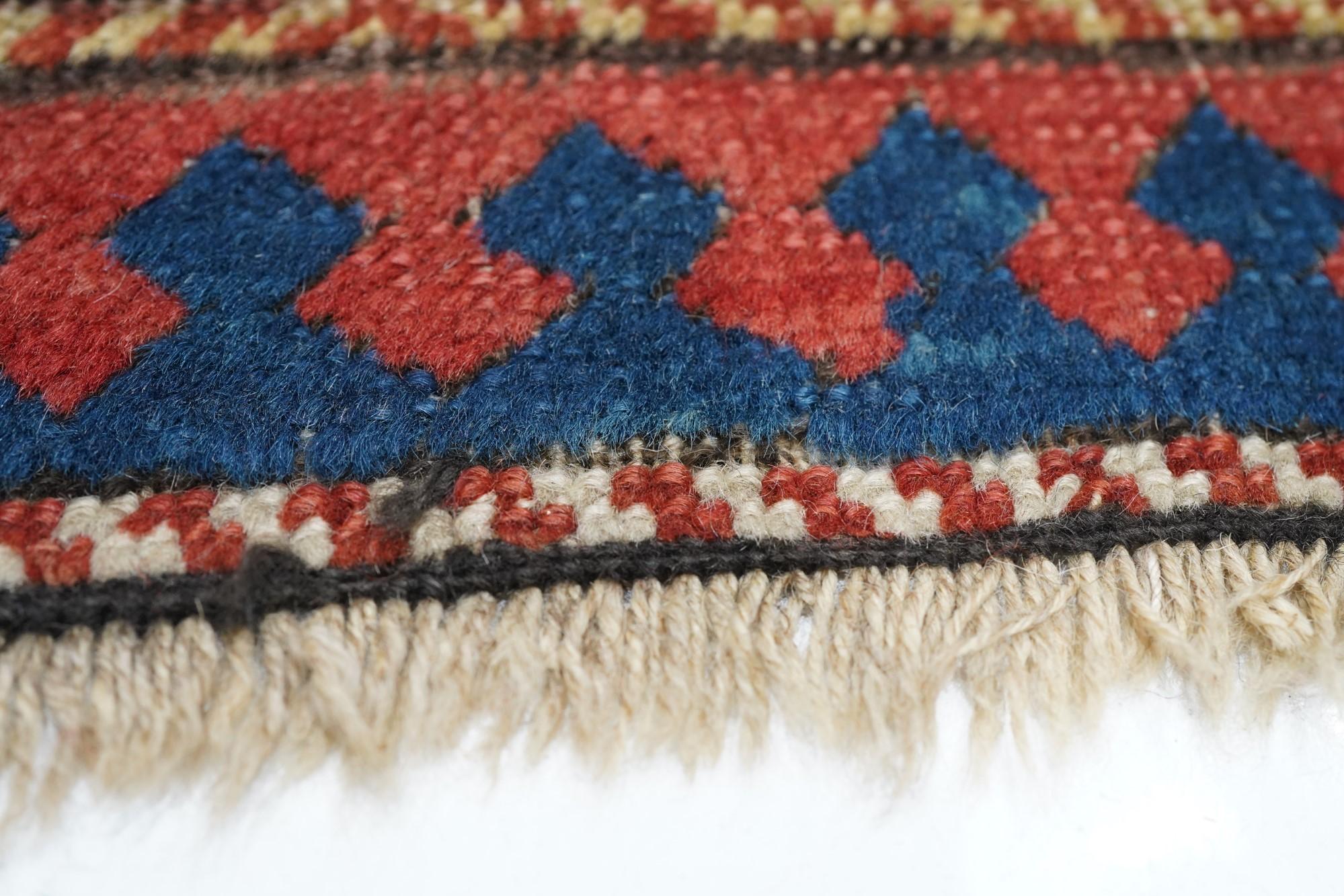 Late 19th Century Antique Kazak Rug For Sale