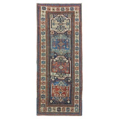 Antiker Kazak-Teppich 3'1'' x 7'7''