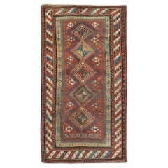 Tapis Kazak ancien de 3'10'' x 6'11''