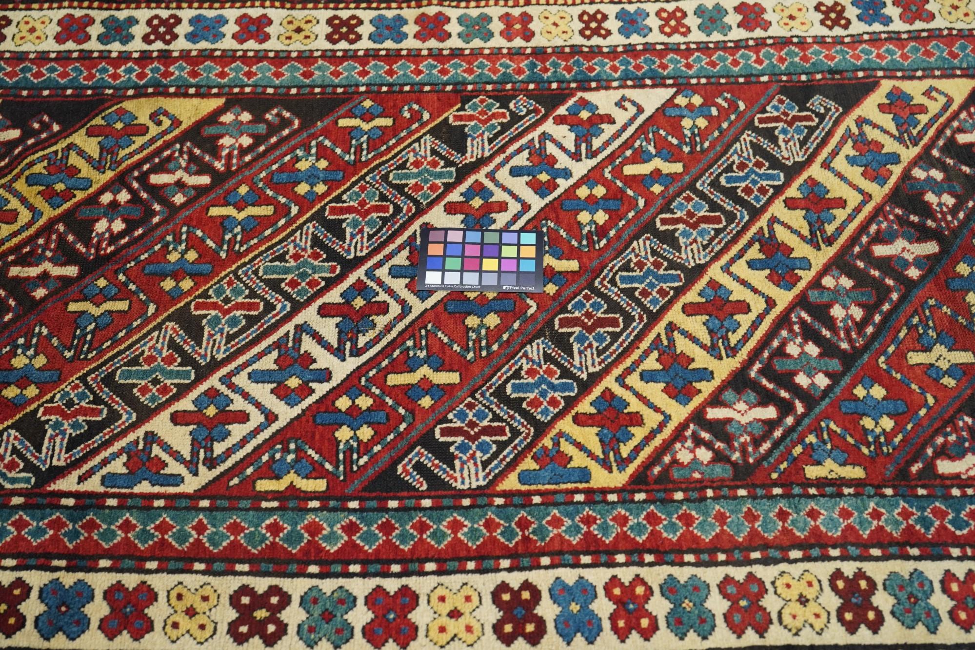 Antique Ganje Kazak Rug  For Sale 2