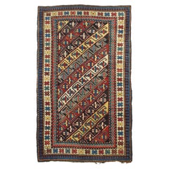 Antique Ganje Kazak Rug 