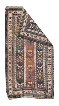 Tapis Kazak ancien 3'4'' x 6'2''