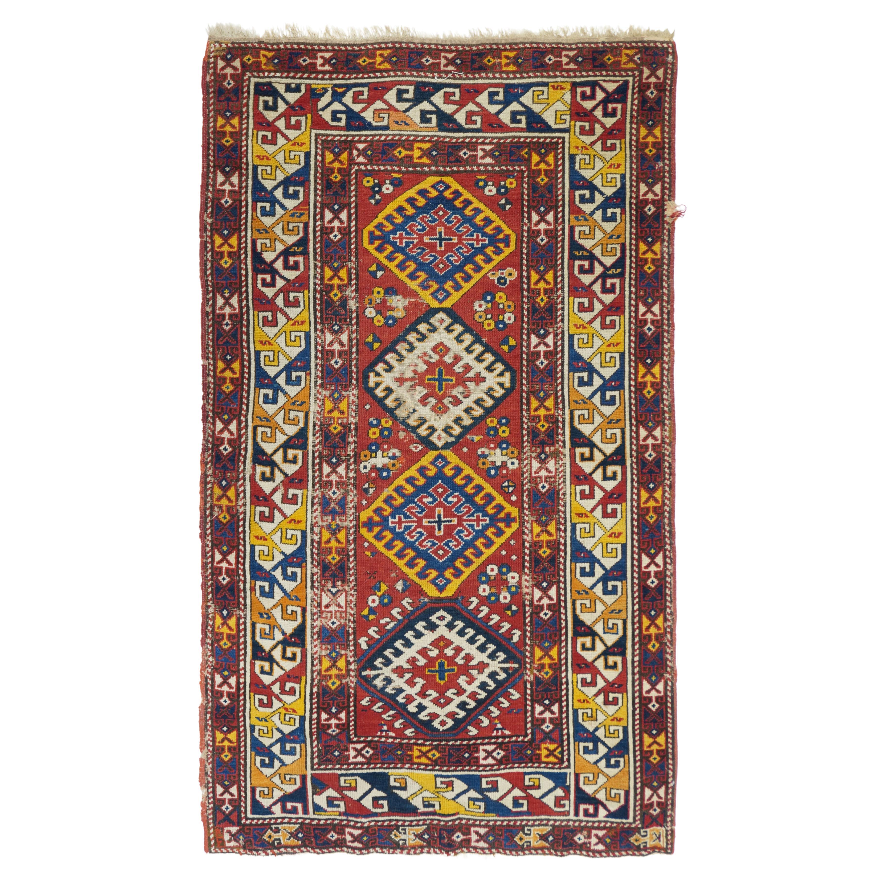 Antique Kazak Rug 3'7'' x 5'10''