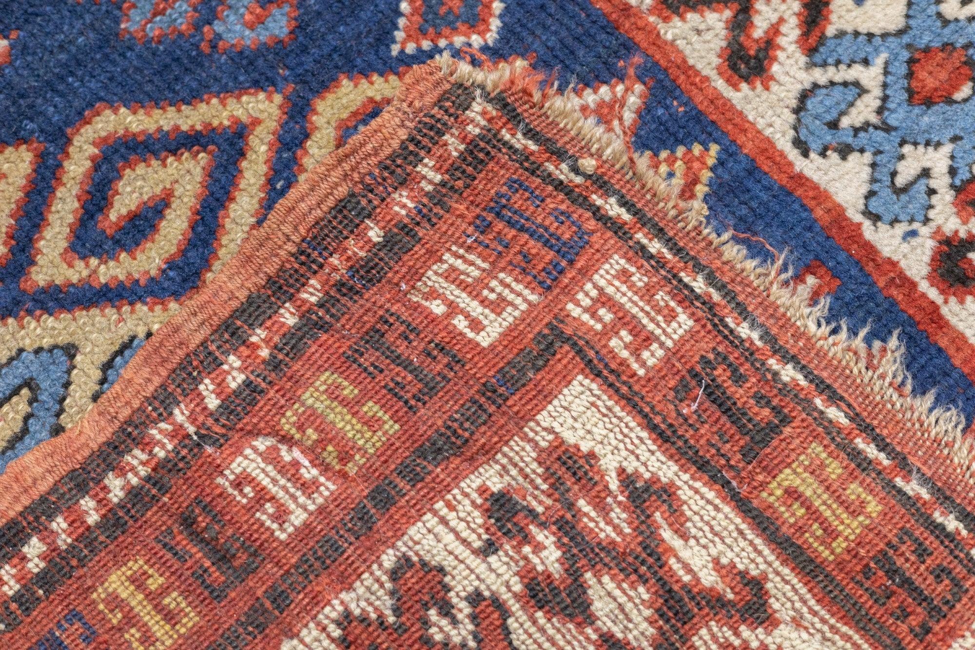 Antique Kazak Rug 3'7'' x 5'6'' For Sale 4