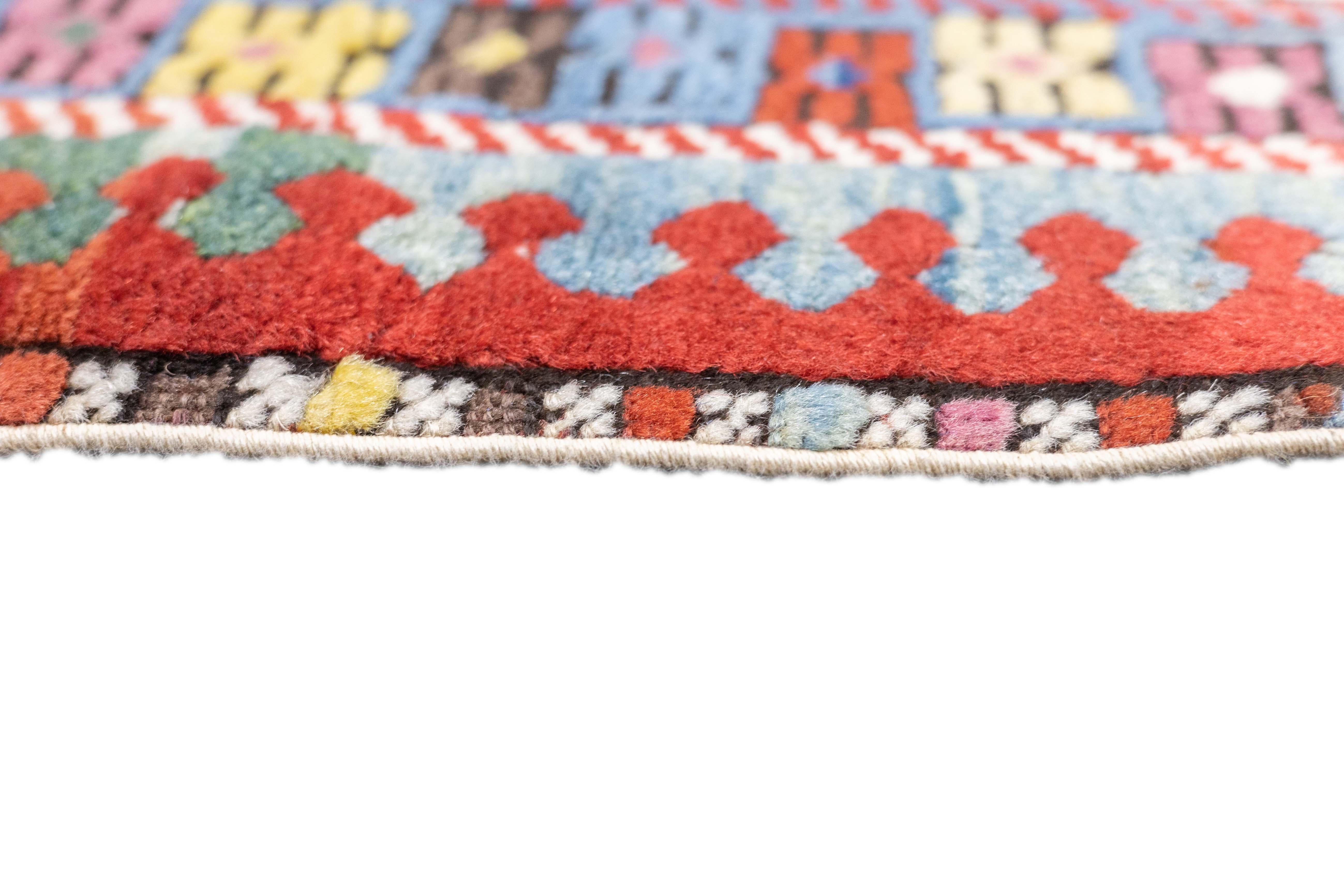 Persian Antique Kazak Rug 3'7'' x 7'7'' For Sale
