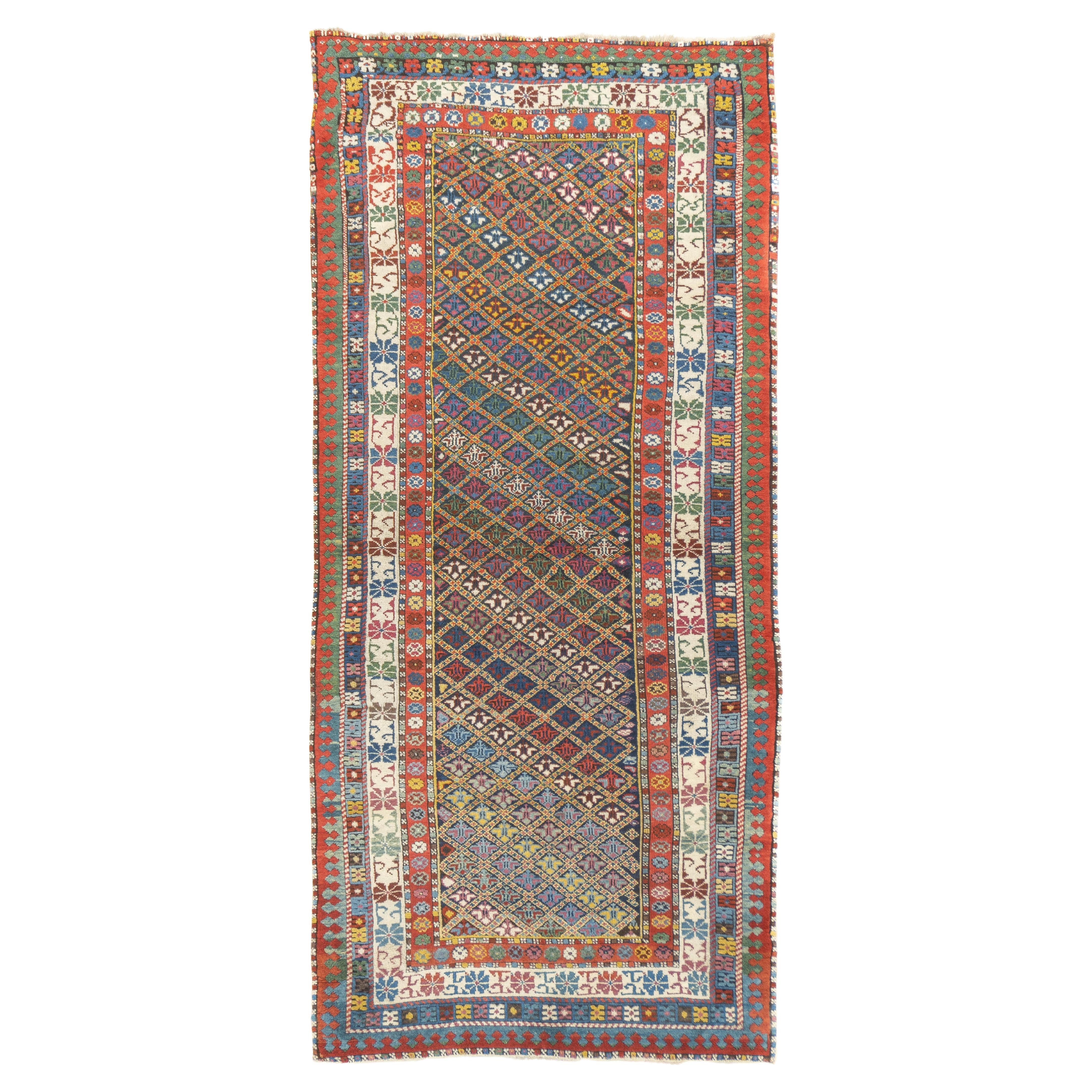 Antique Kazak Rug 3'7'' x 7'7''