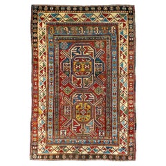 Antique Kazak Rug 4'0'' x 5'10''