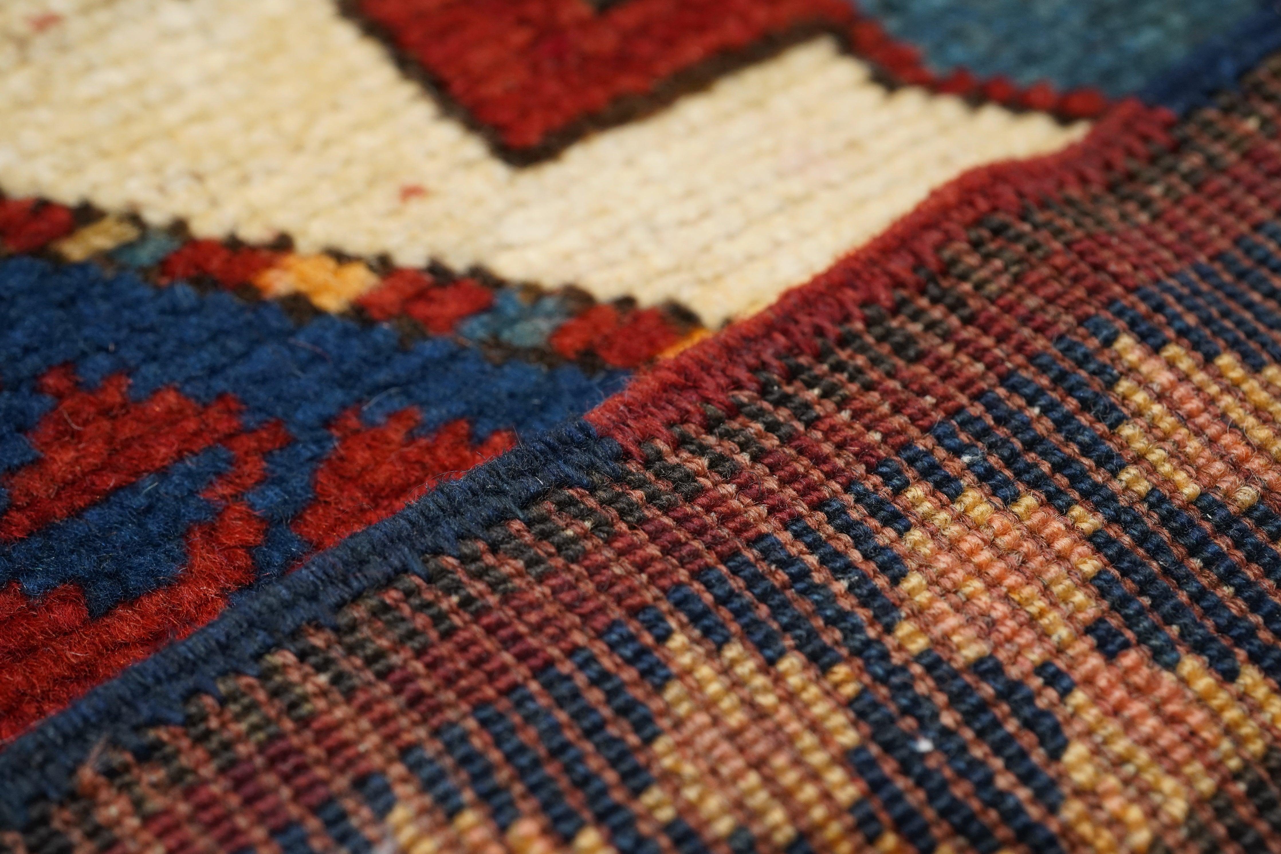 Antique Kazak Rug 4'11'' x 7'1'' For Sale 4