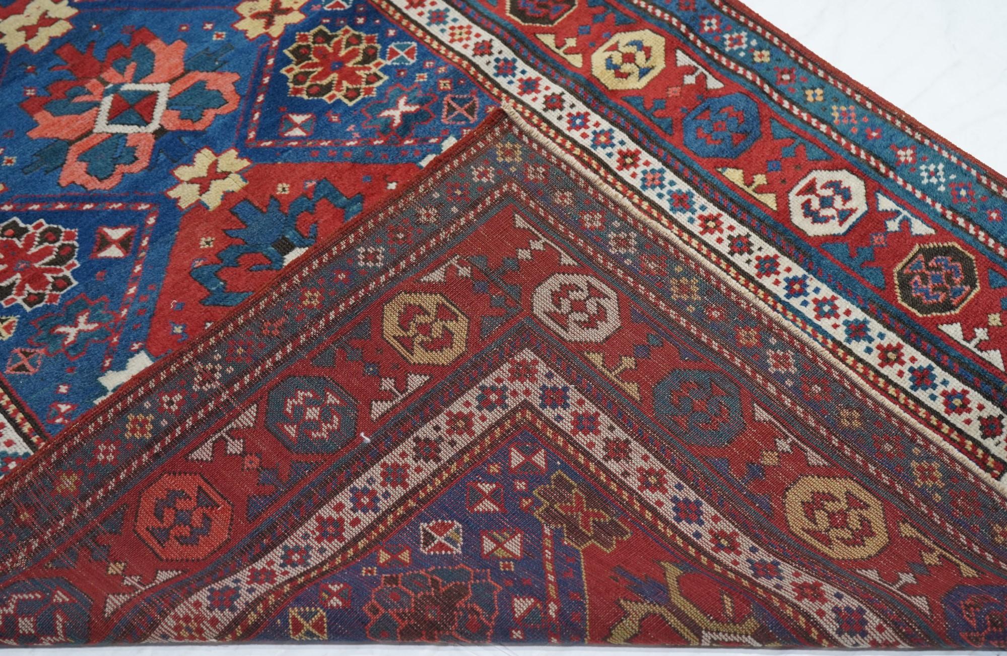 Antique Kazak Rug For Sale 6
