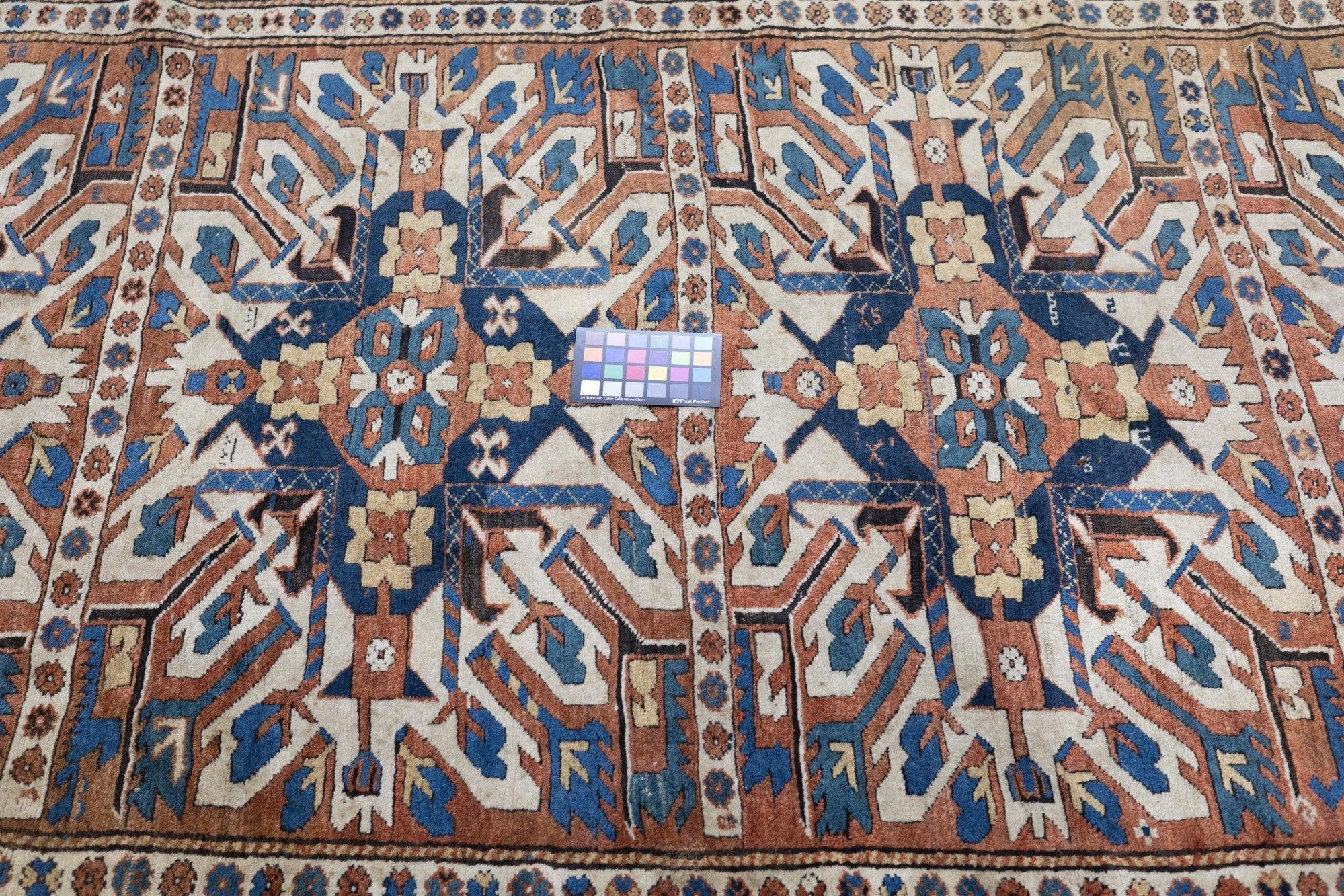 Antique Kazak Rug 4'3'' x 8'10'' For Sale 3