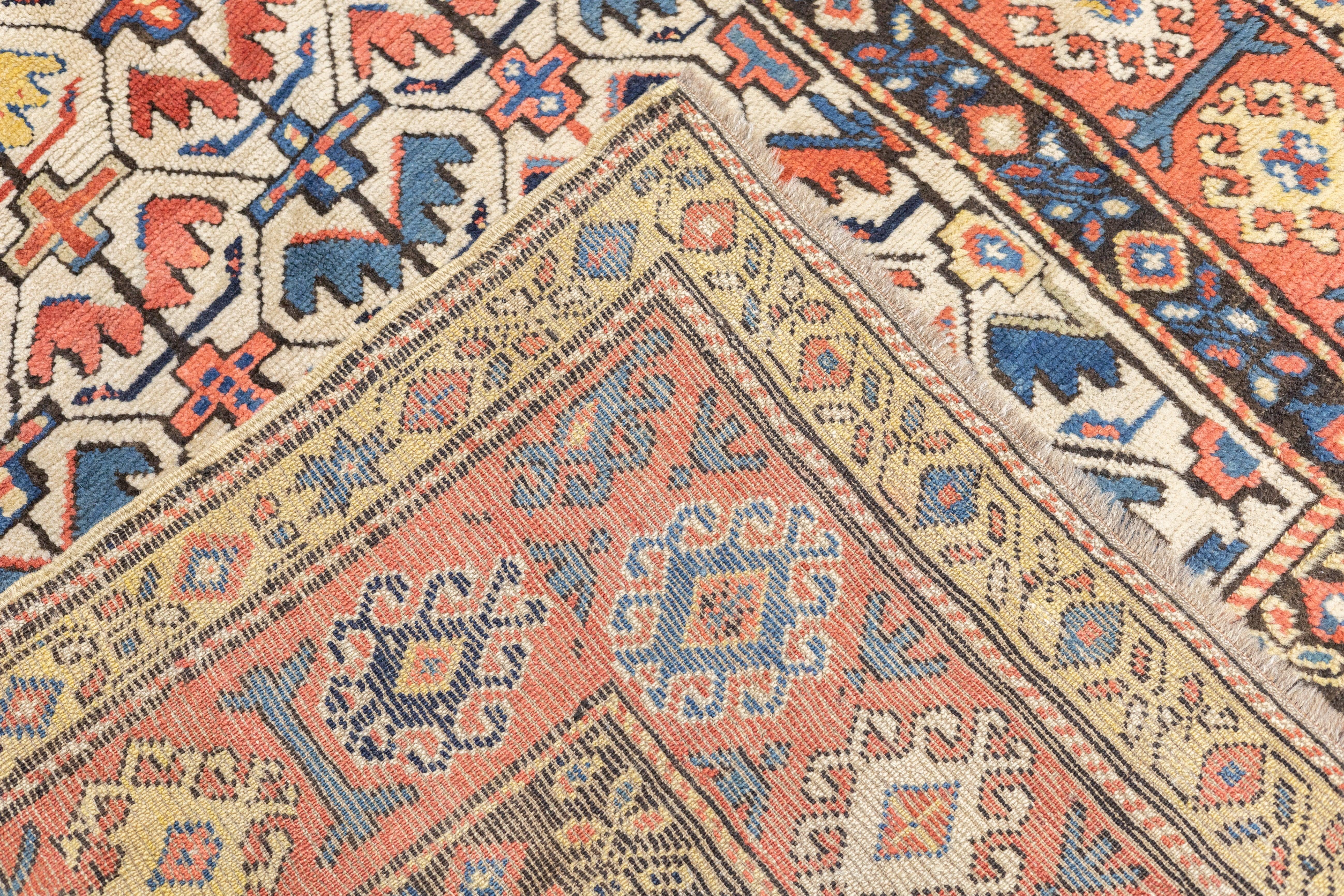 Antique Kazak Rug 4'9'' x 7'0