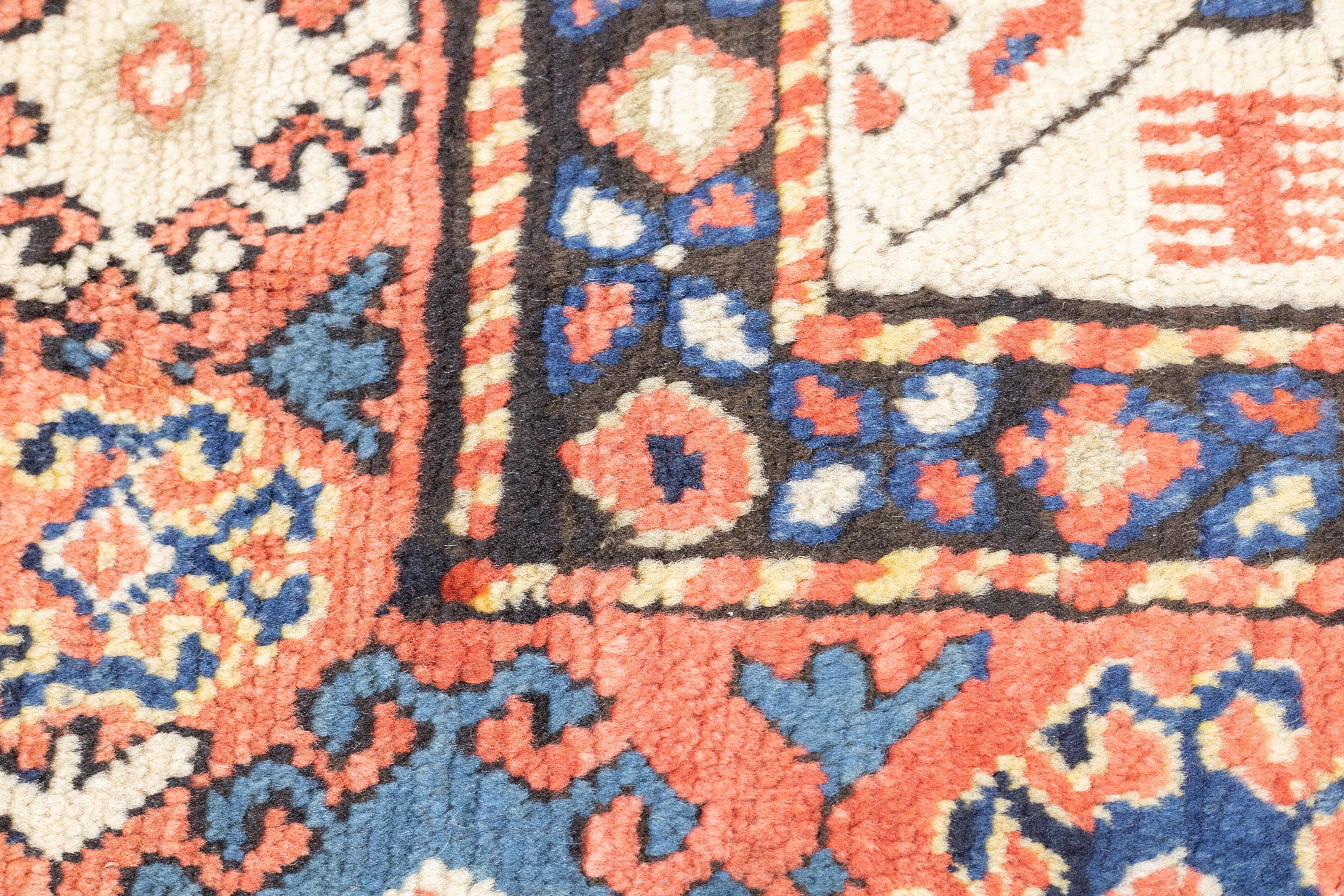 Wool Antique Kazak Rug 4'9'' x 7'0