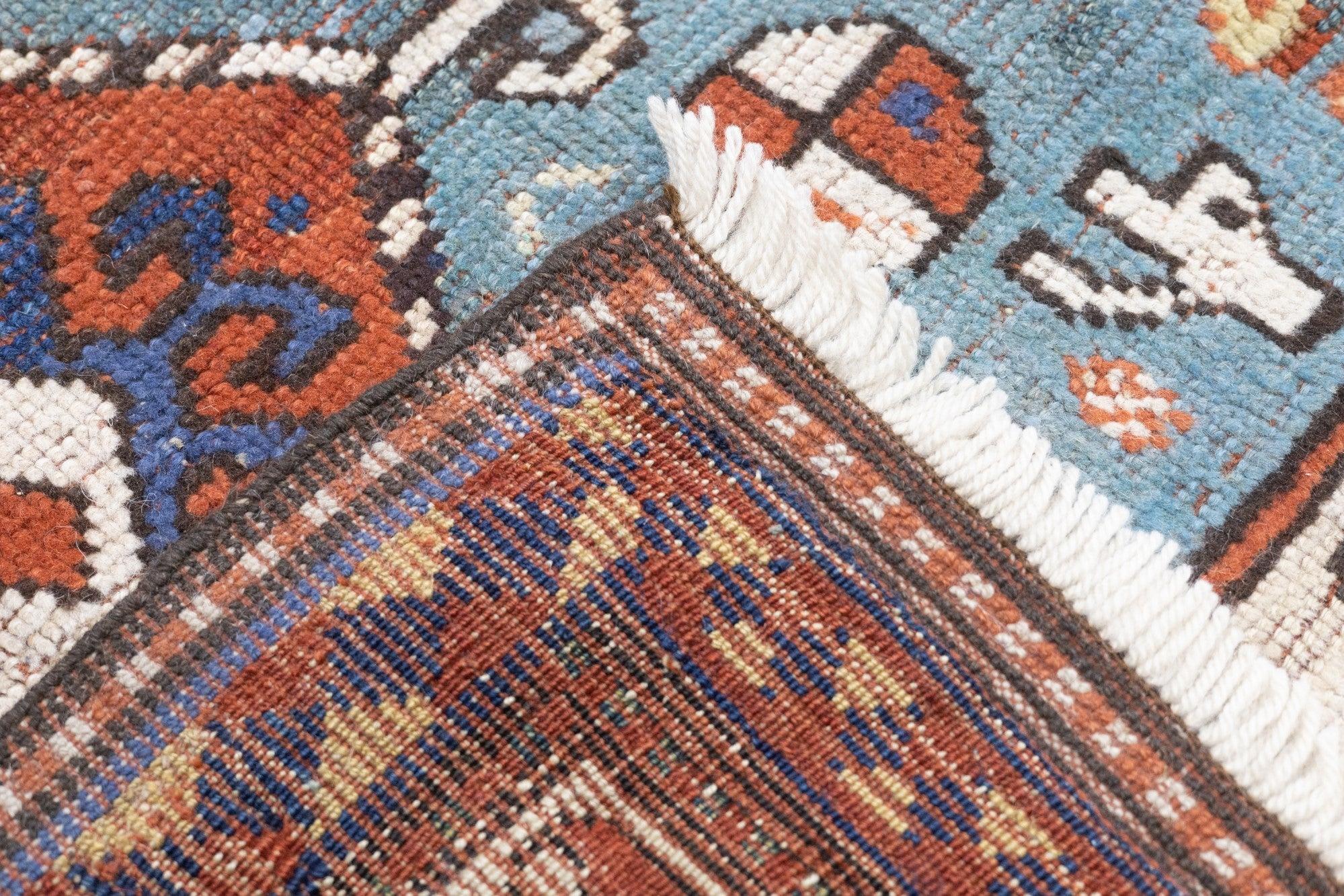 Tapis Kazak antique 5'2'' x 6'7'' en vente 3