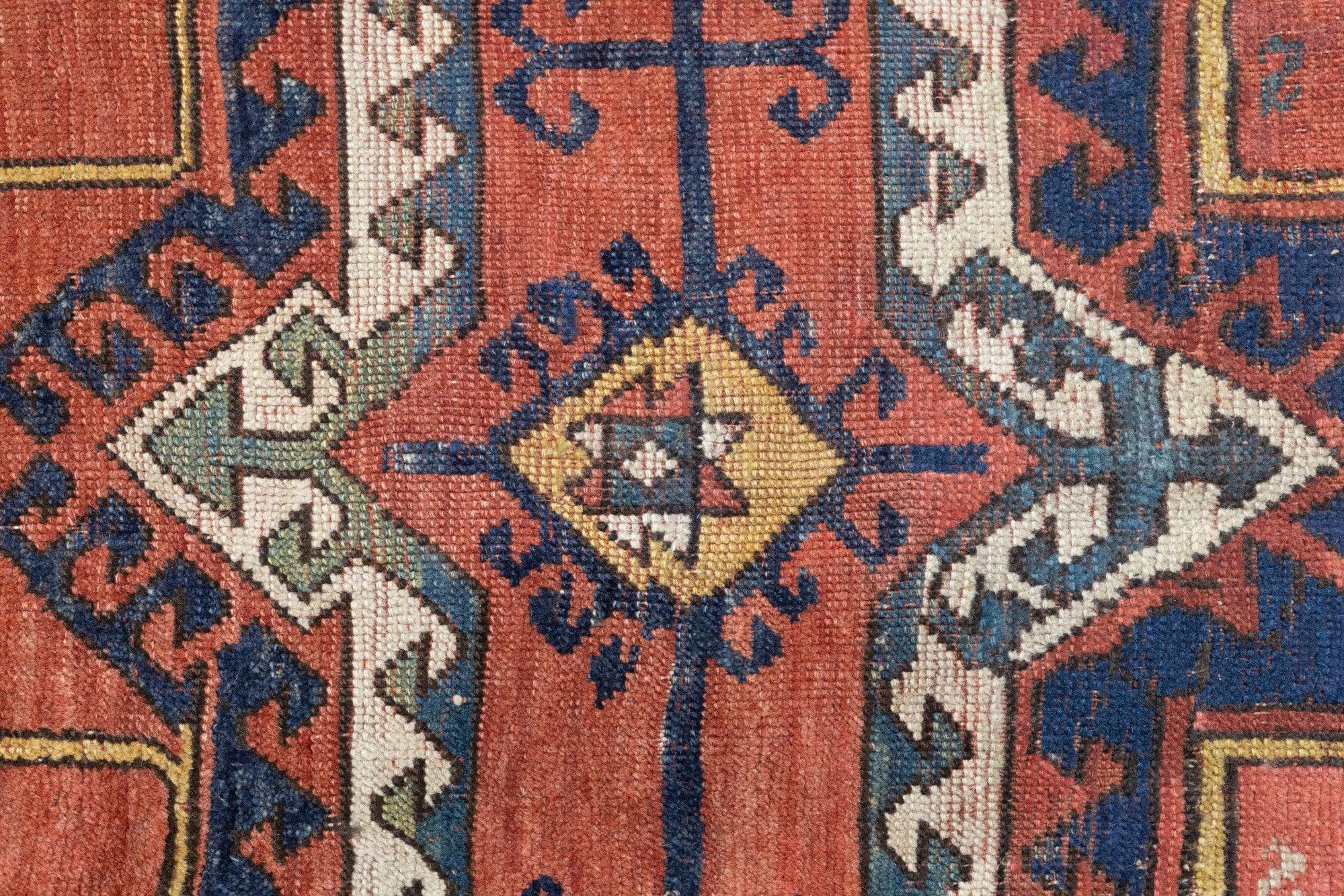 Antique Kazak Rug 5'3'' x 7'2'' For Sale 1