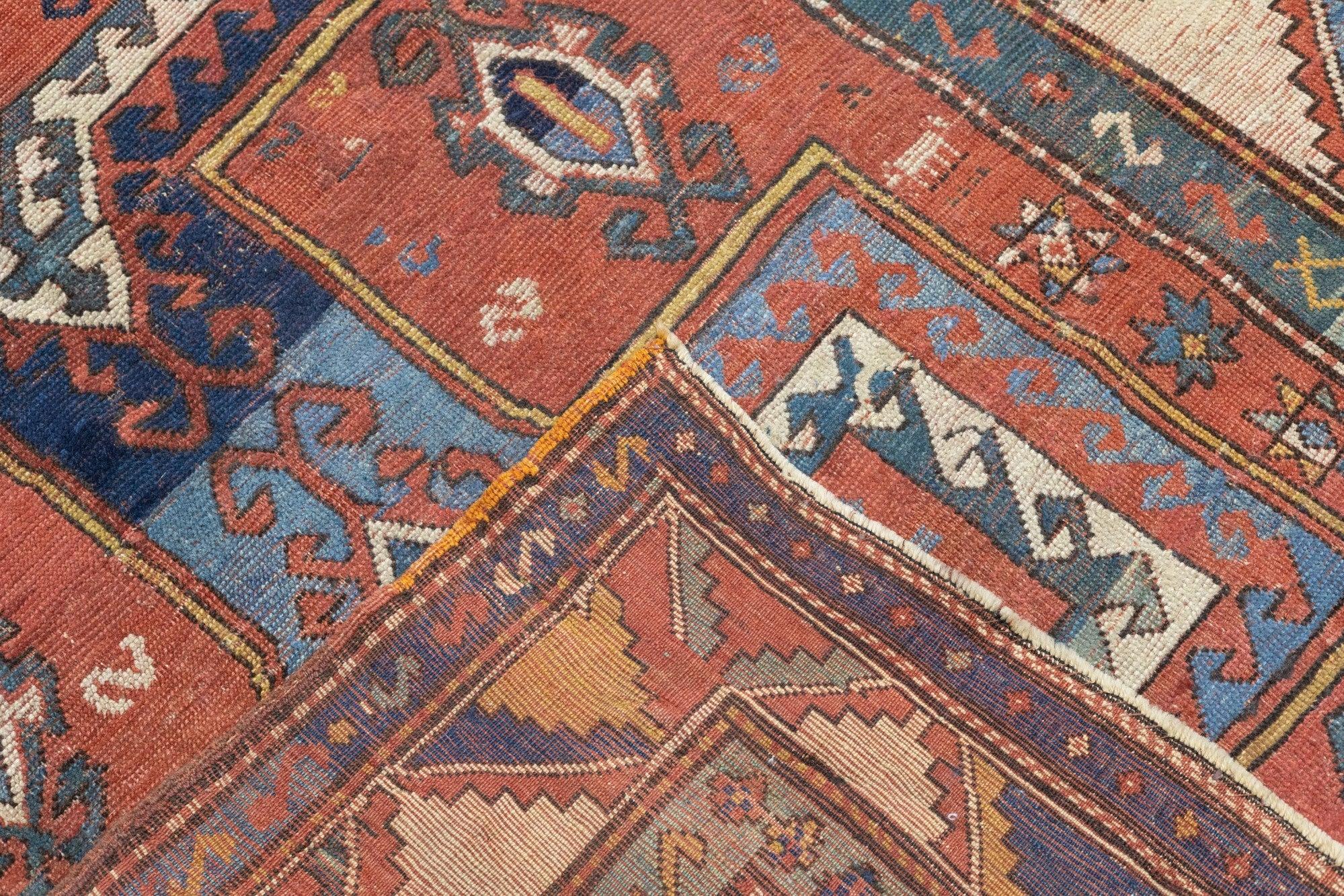 Antique Kazak Rug 5'3'' x 7'2'' For Sale 2