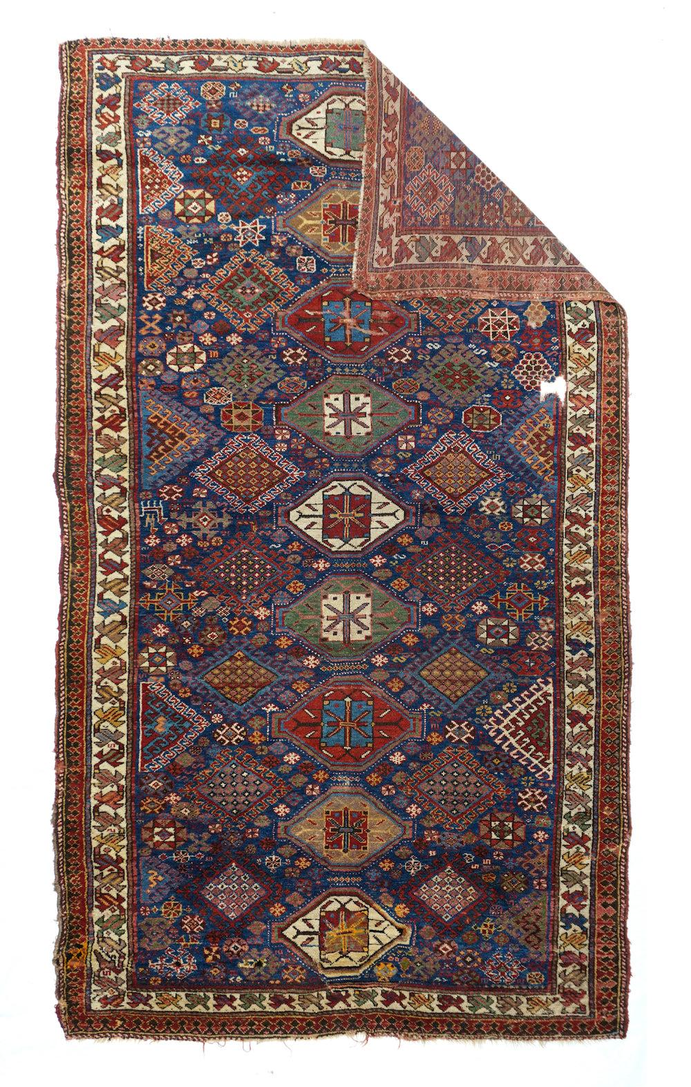 Tapis Kazak antique 5'3'' x 9'9''.
