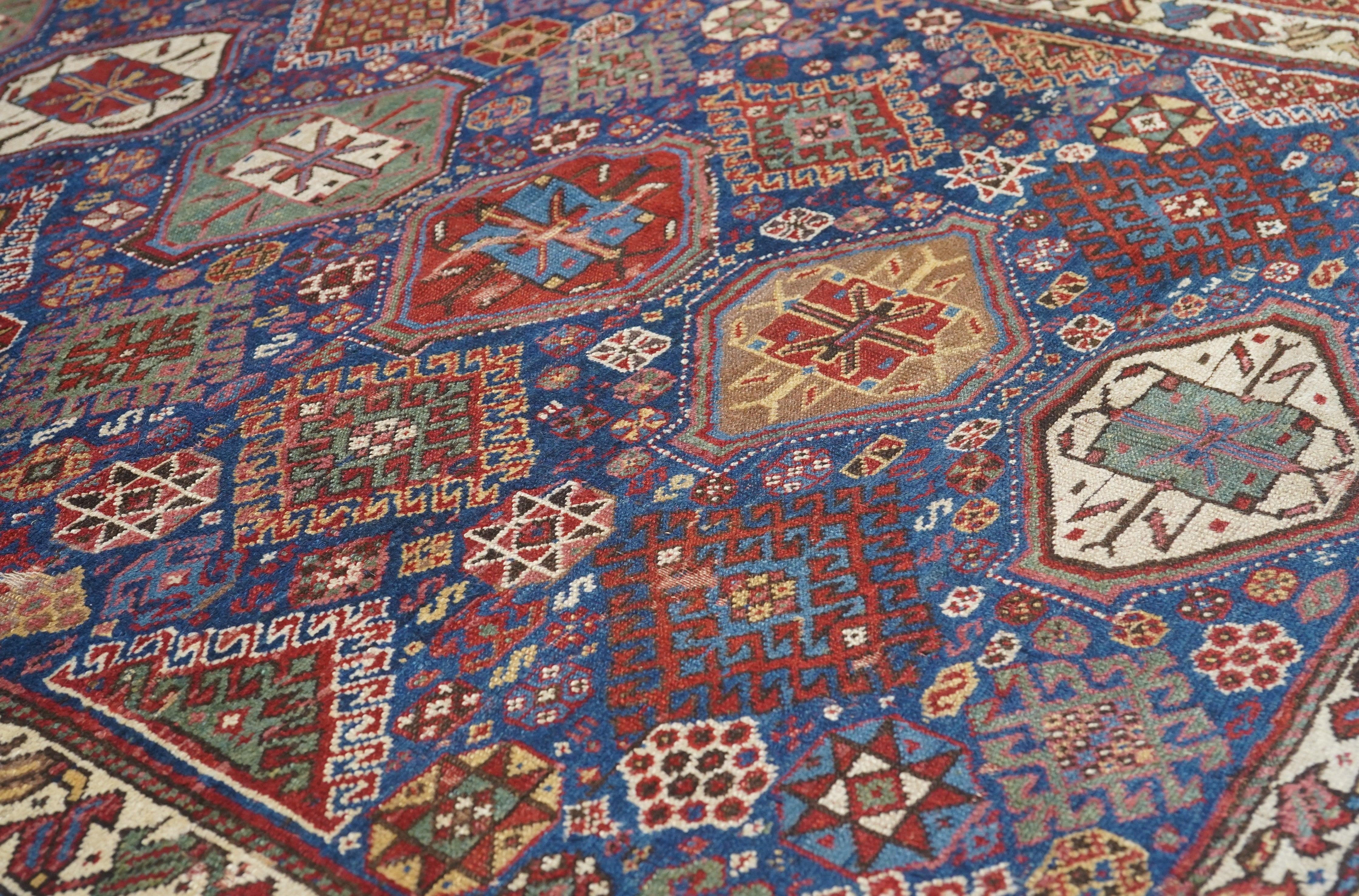 Tapis Kazak antique 5'3'' x 9'9'' en vente 2