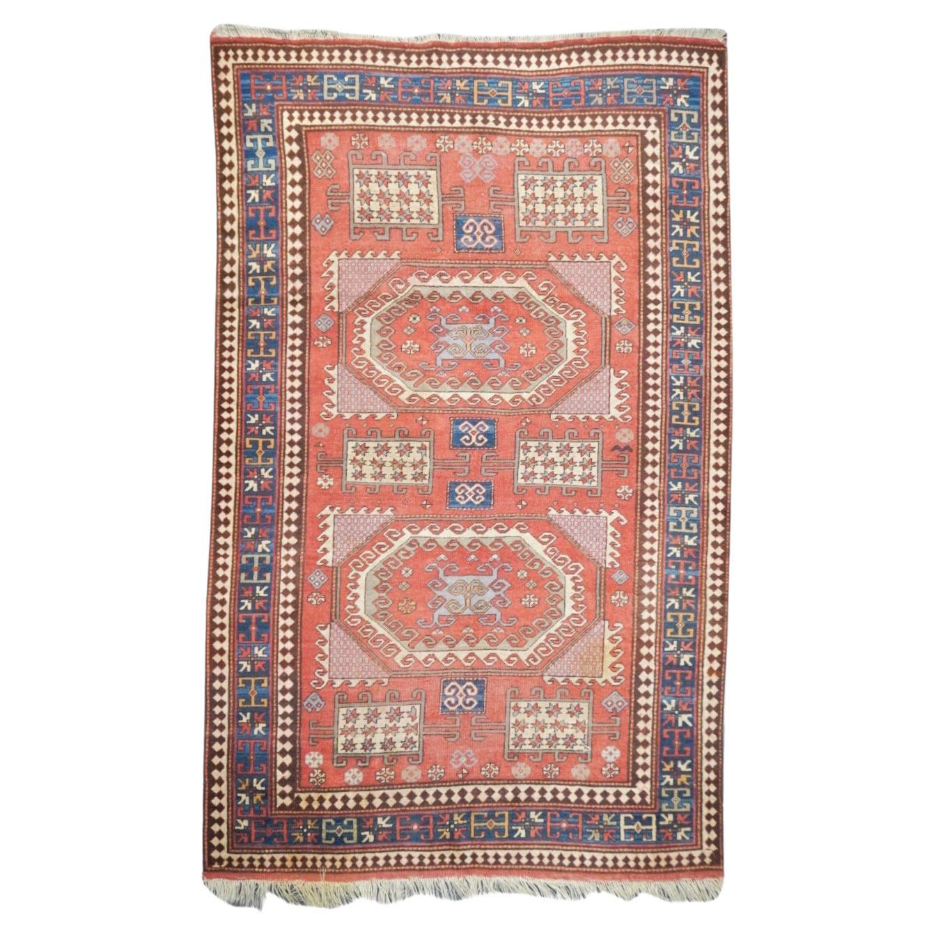 Antique Kazak Rug 5'5'' x 8'6''