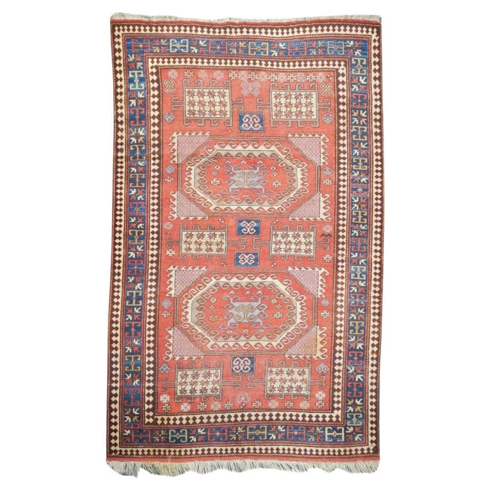 Antique Tribal Ghashghai Rug 5'5'' x 8'6'' For Sale at 1stDibs