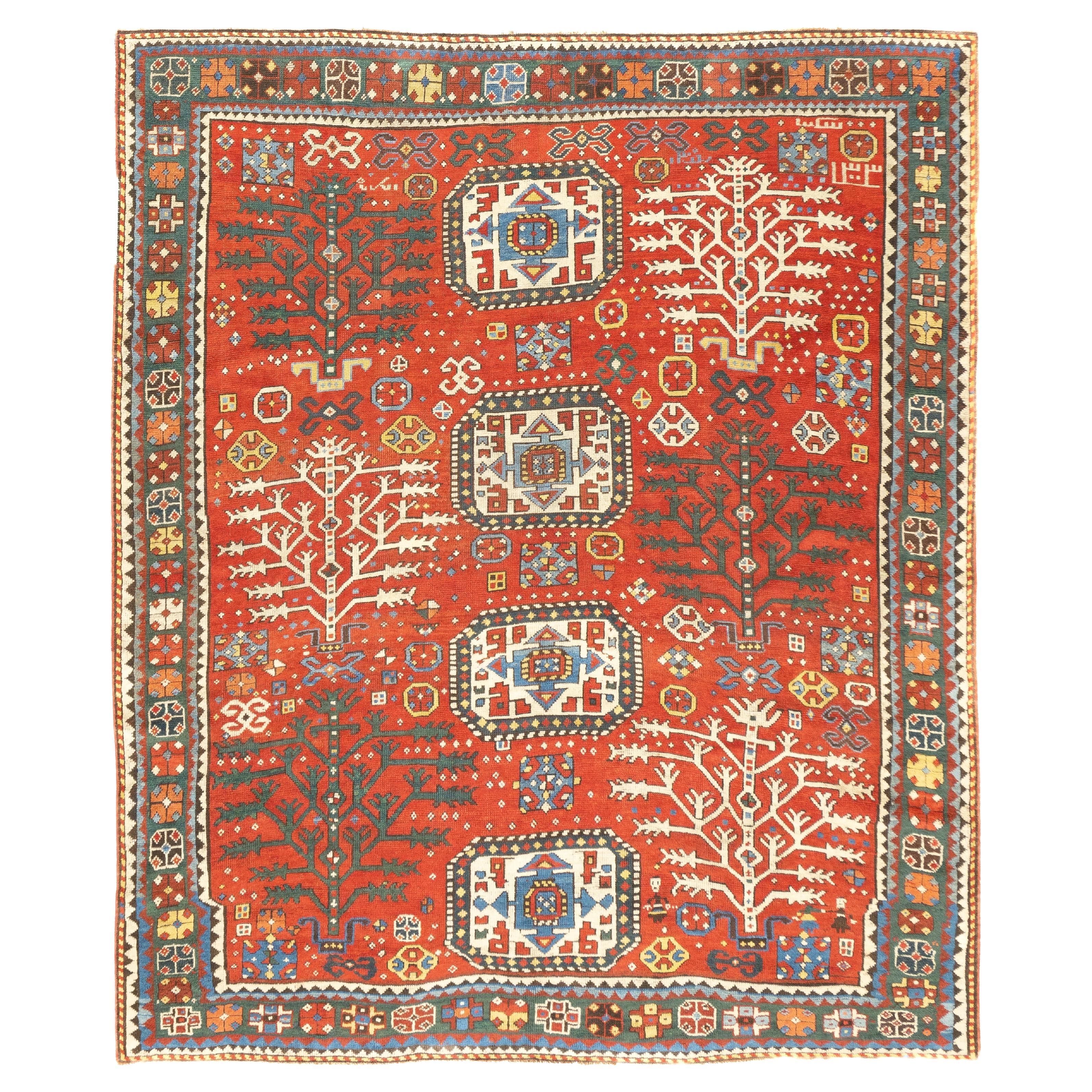 Tapis Kazak ancien 6'4'' x 7'5''