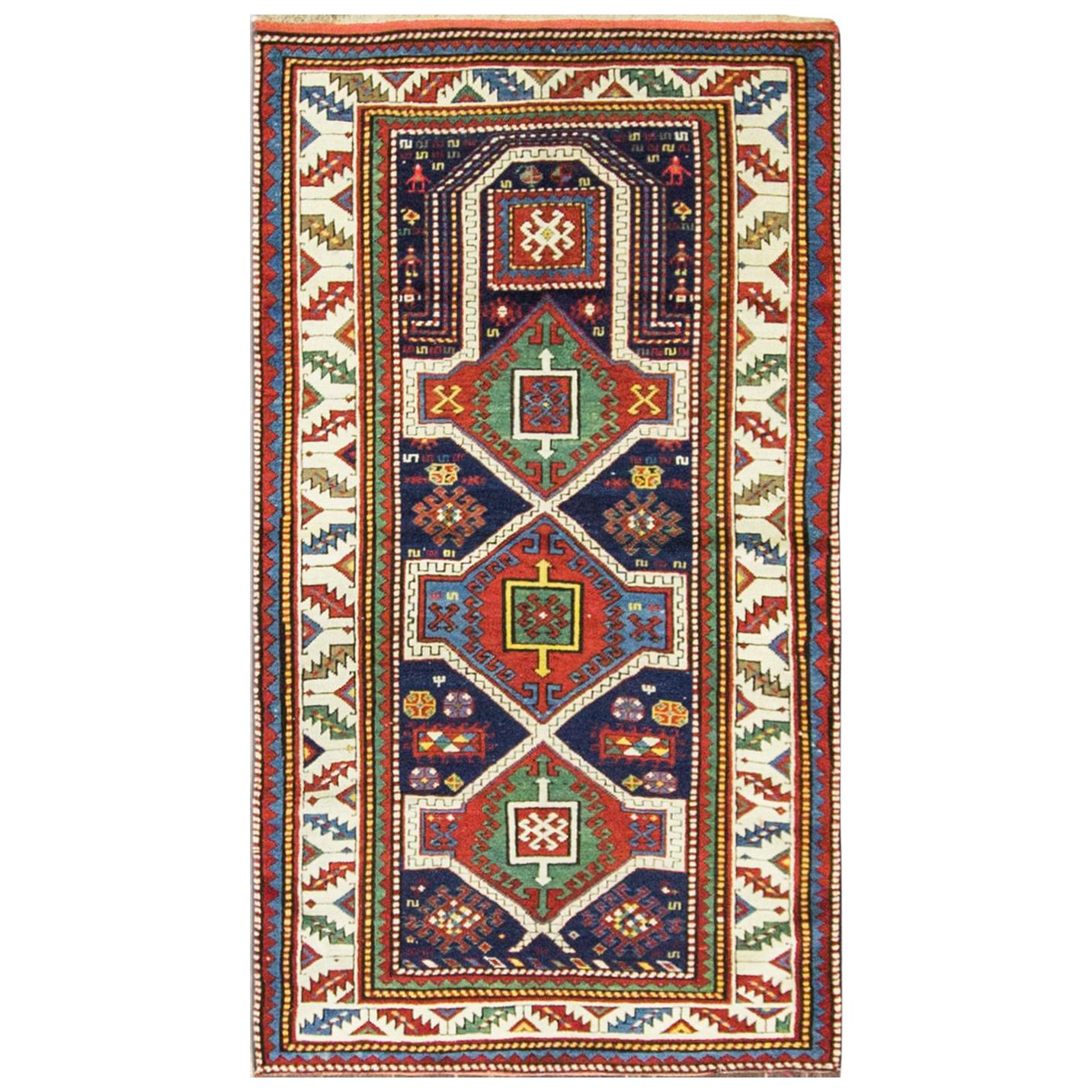Antiker Kazak-Teppich, Kaukasus