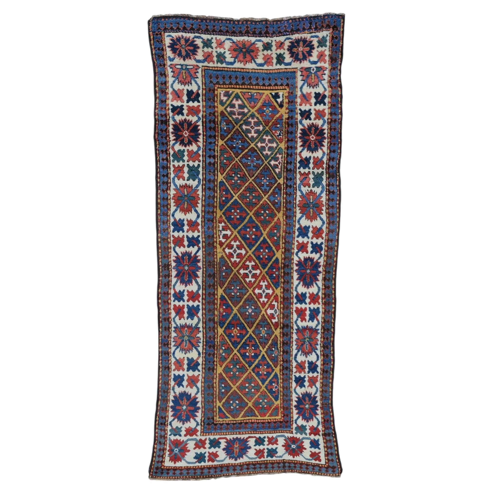 Antique Kazak Rug - Late 19th Century For Sale
