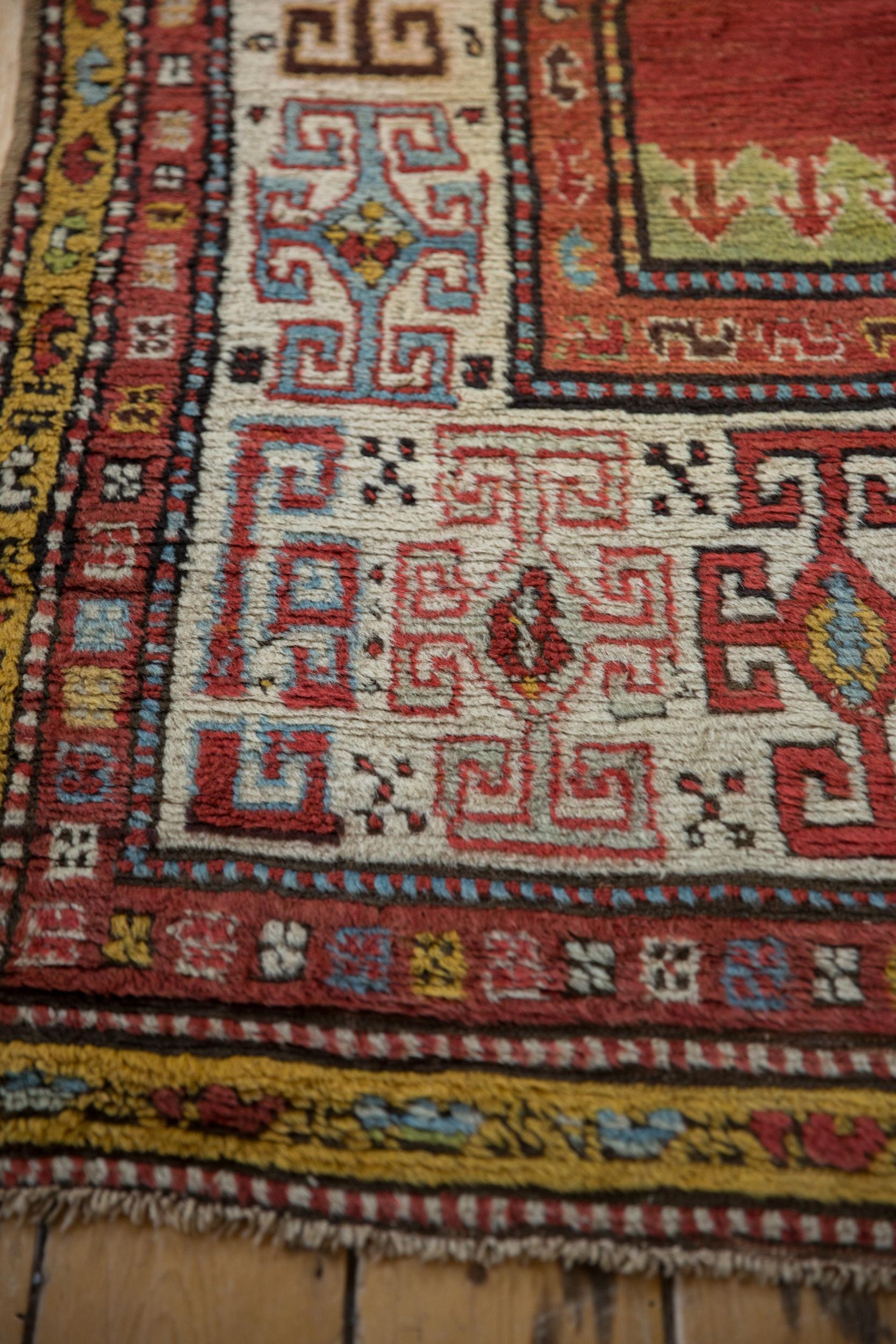 Antique Kazak Rug Runner For Sale 3