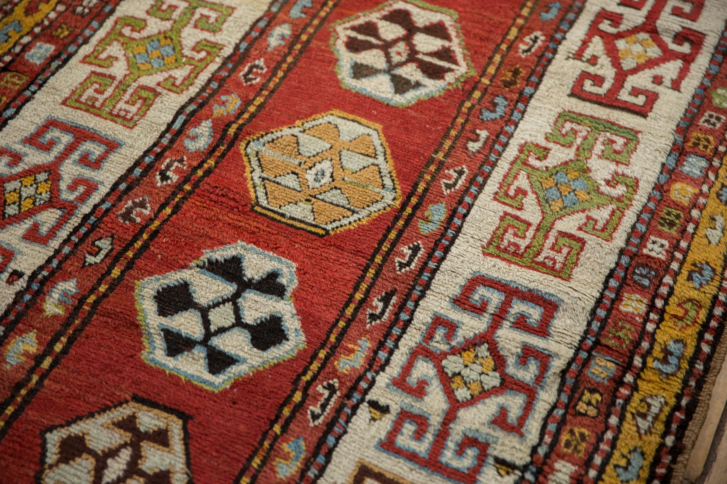 Antique Kazak Rug Runner For Sale 6