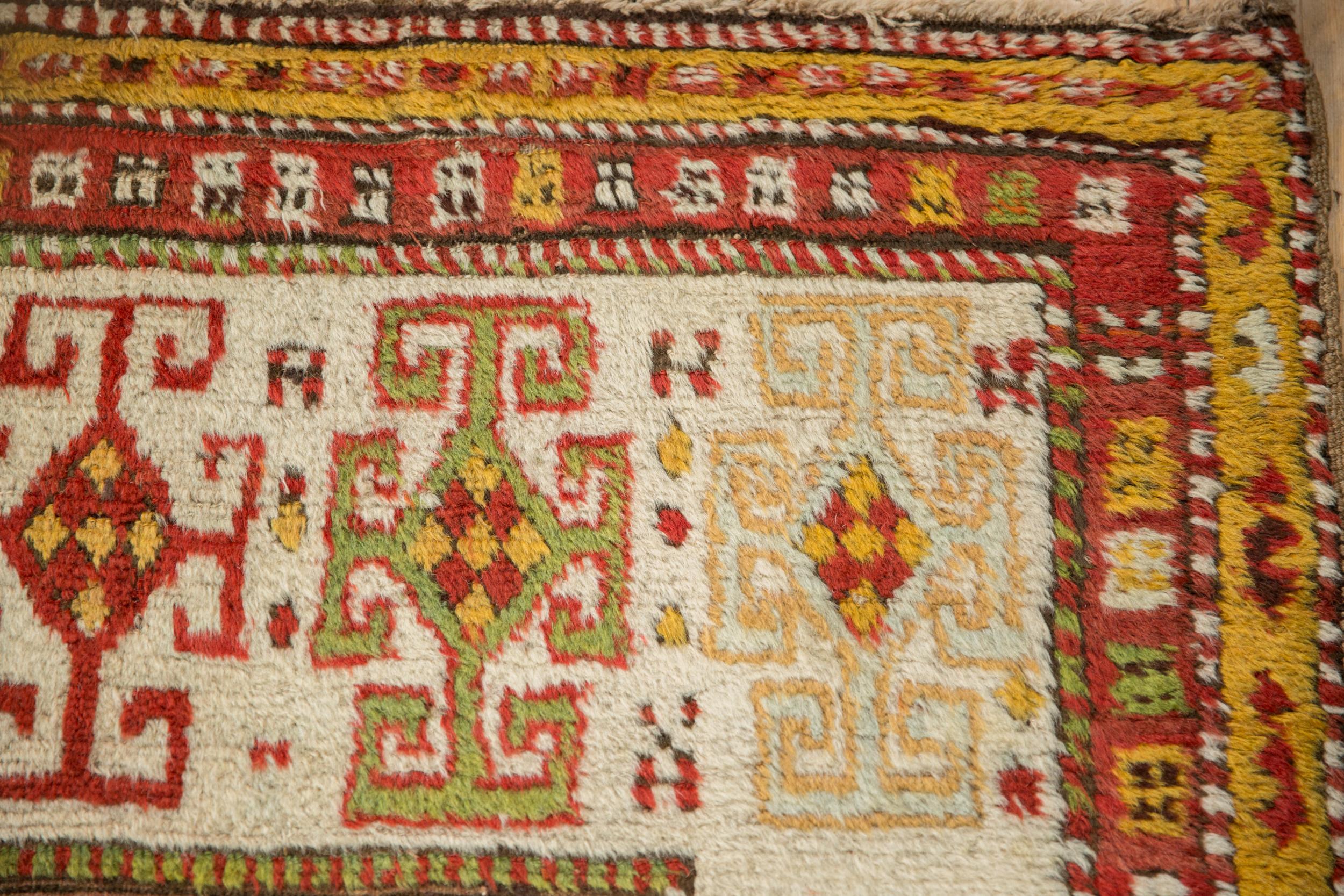 Caucasian Antique Kazak Rug Runner For Sale