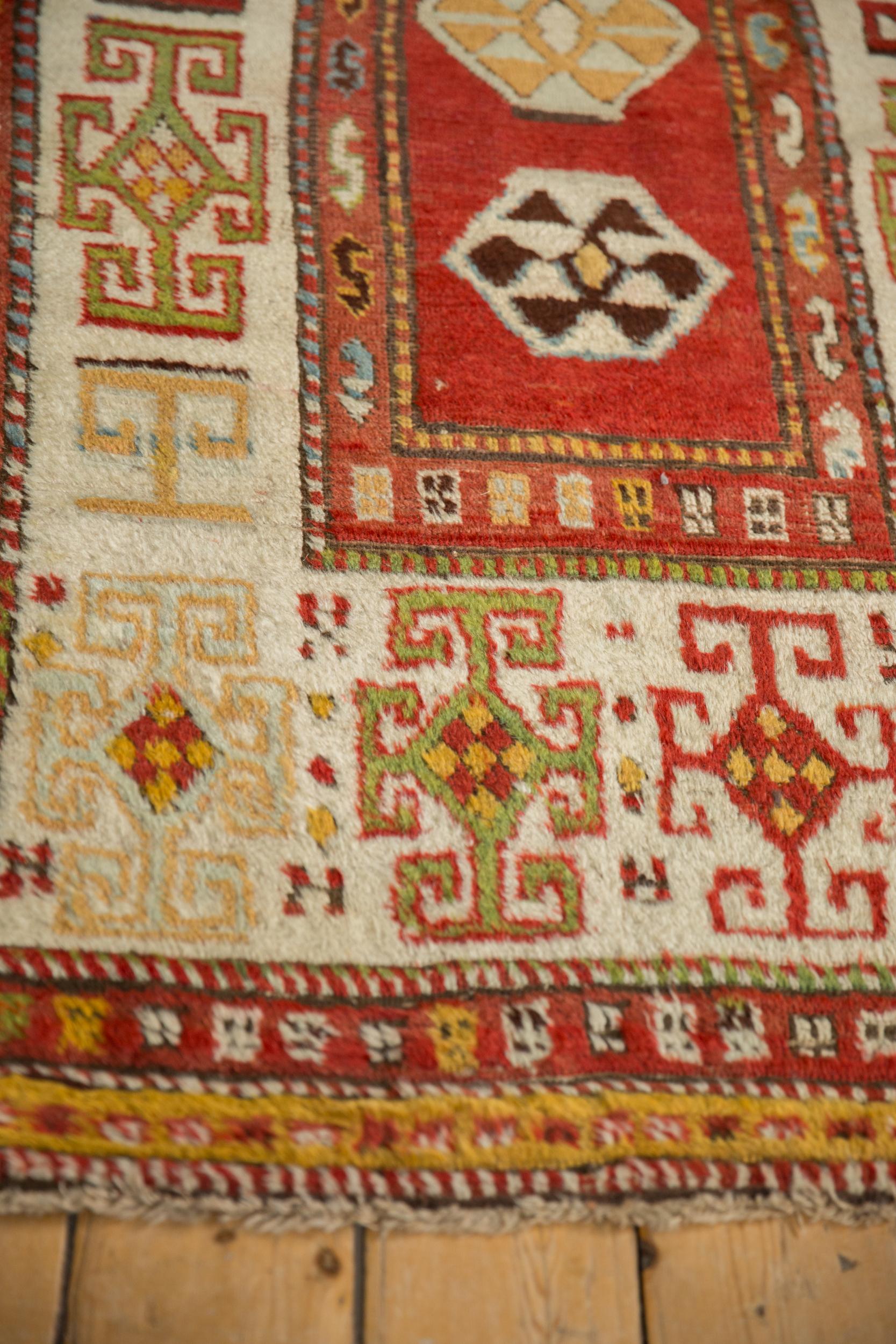 Antique Kazak Rug Runner In Good Condition For Sale In Katonah, NY
