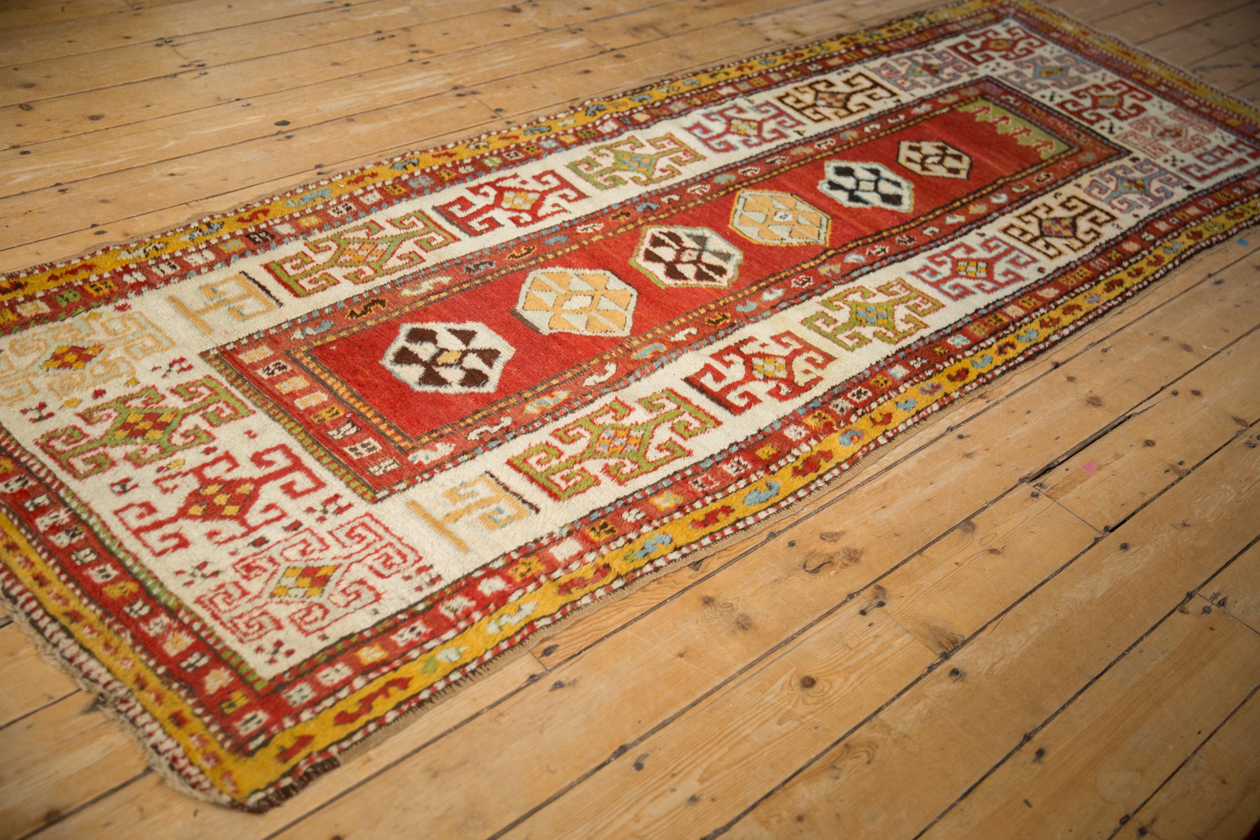 Late 19th Century Antique Kazak Rug Runner For Sale