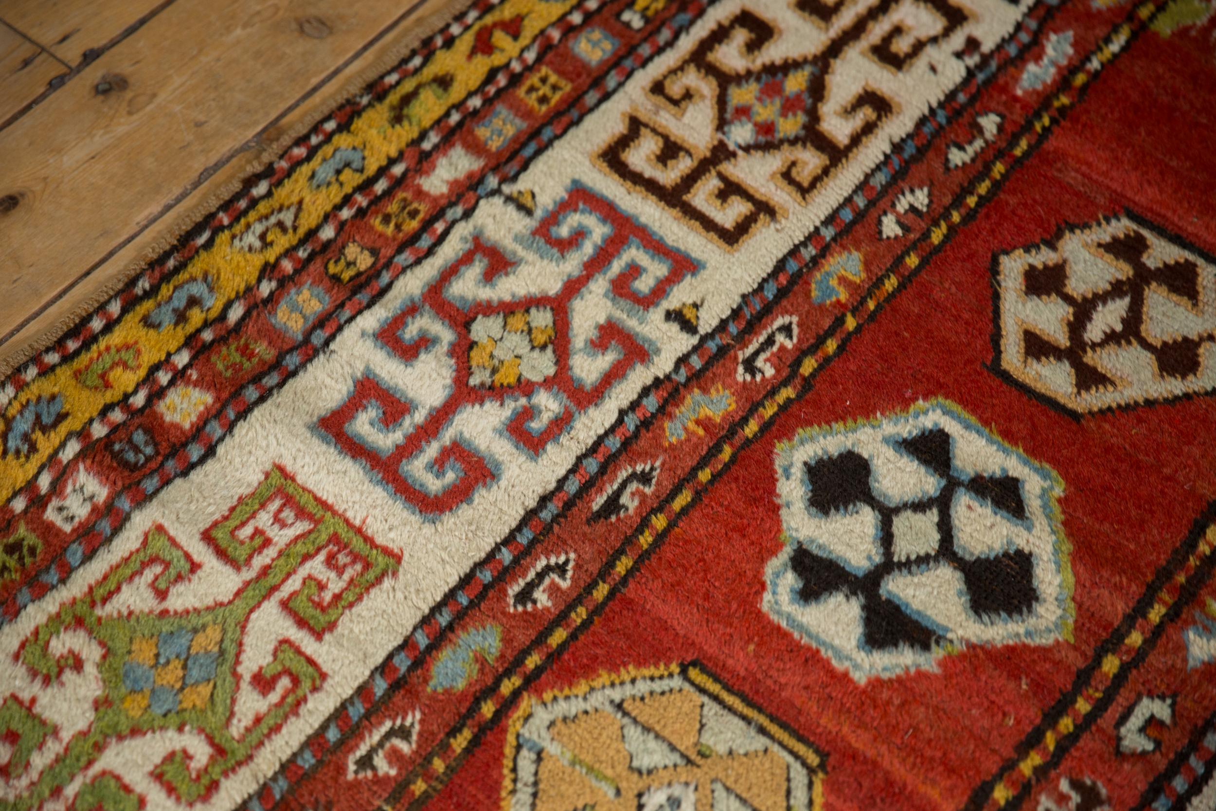 Antique Kazak Rug Runner For Sale 1