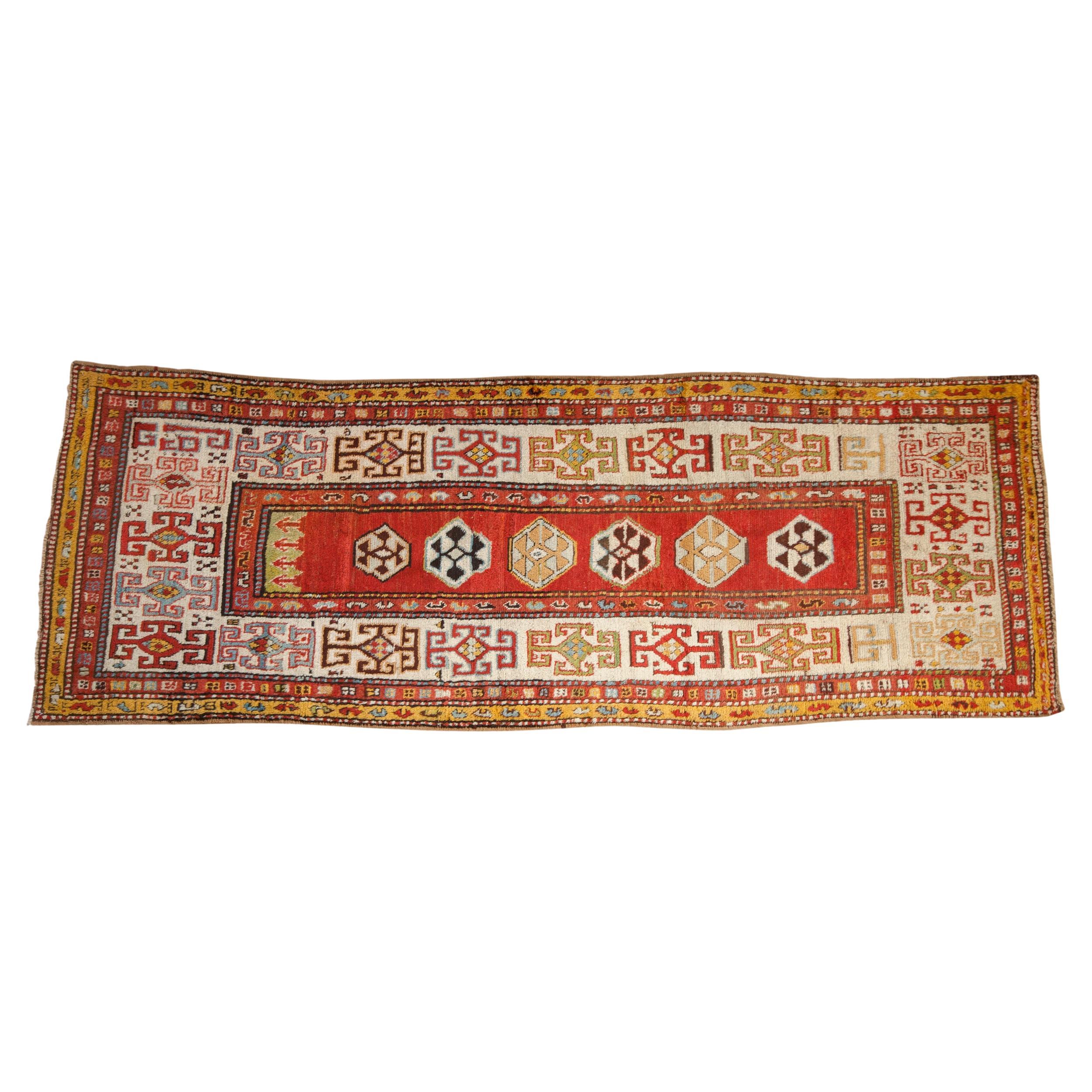 Antique Kazak Rug Runner