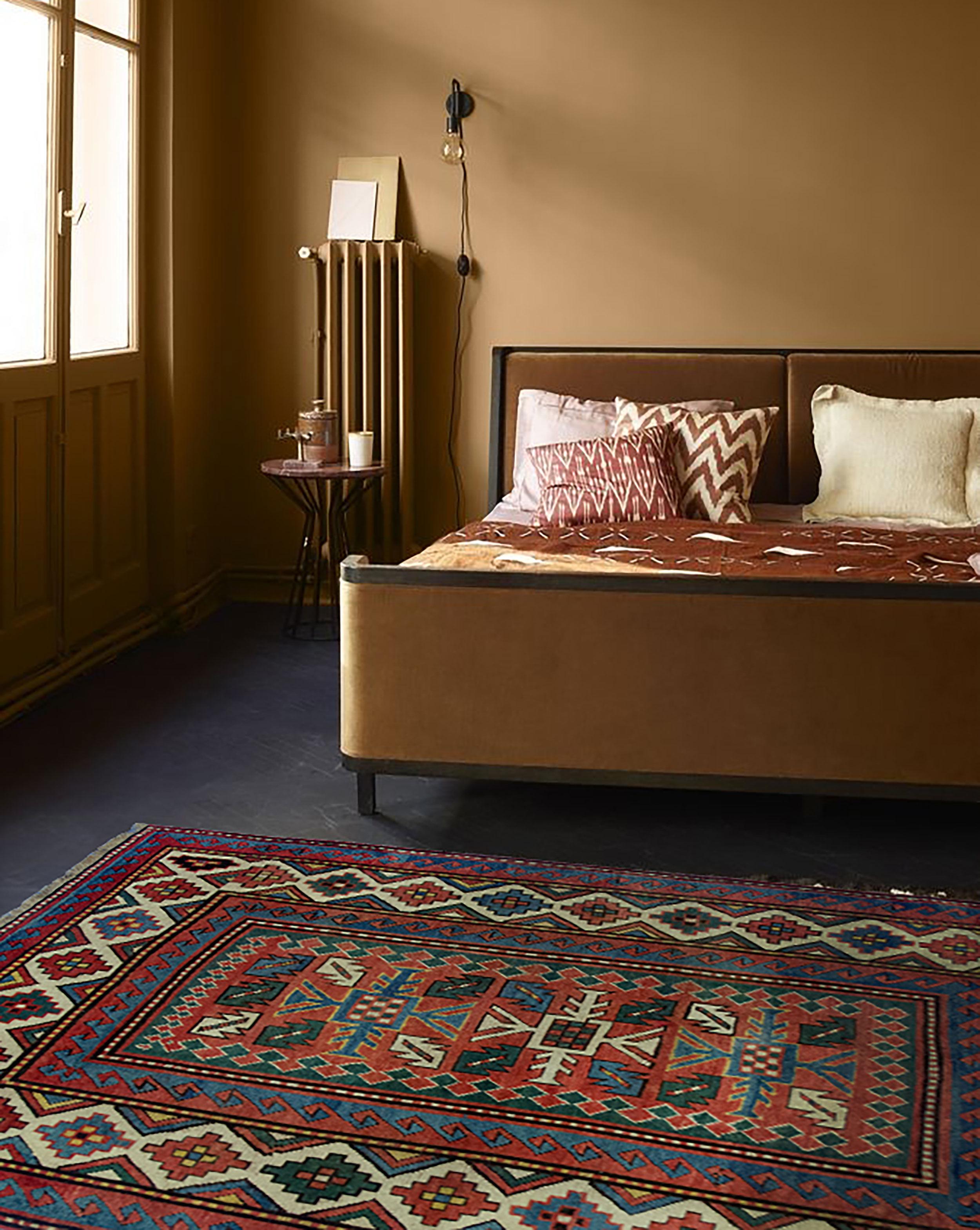 Kazakh Tapis Kazak ancien, Caucase du Sud, fin du XIXe siècle en vente