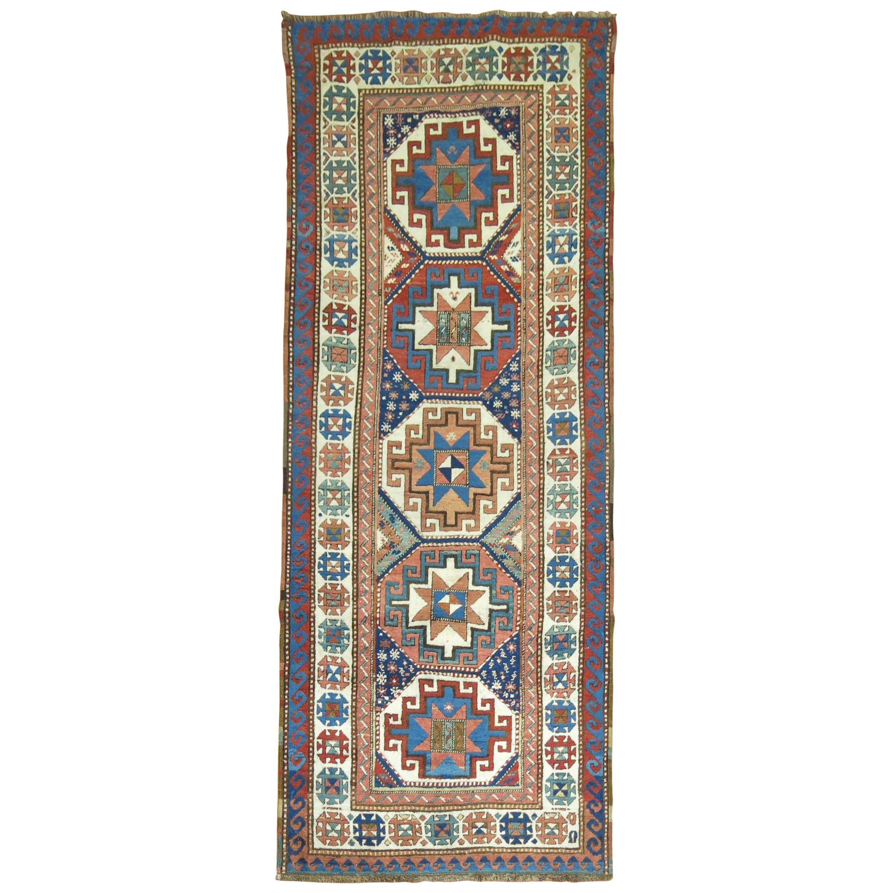 Antique Kazak Runner