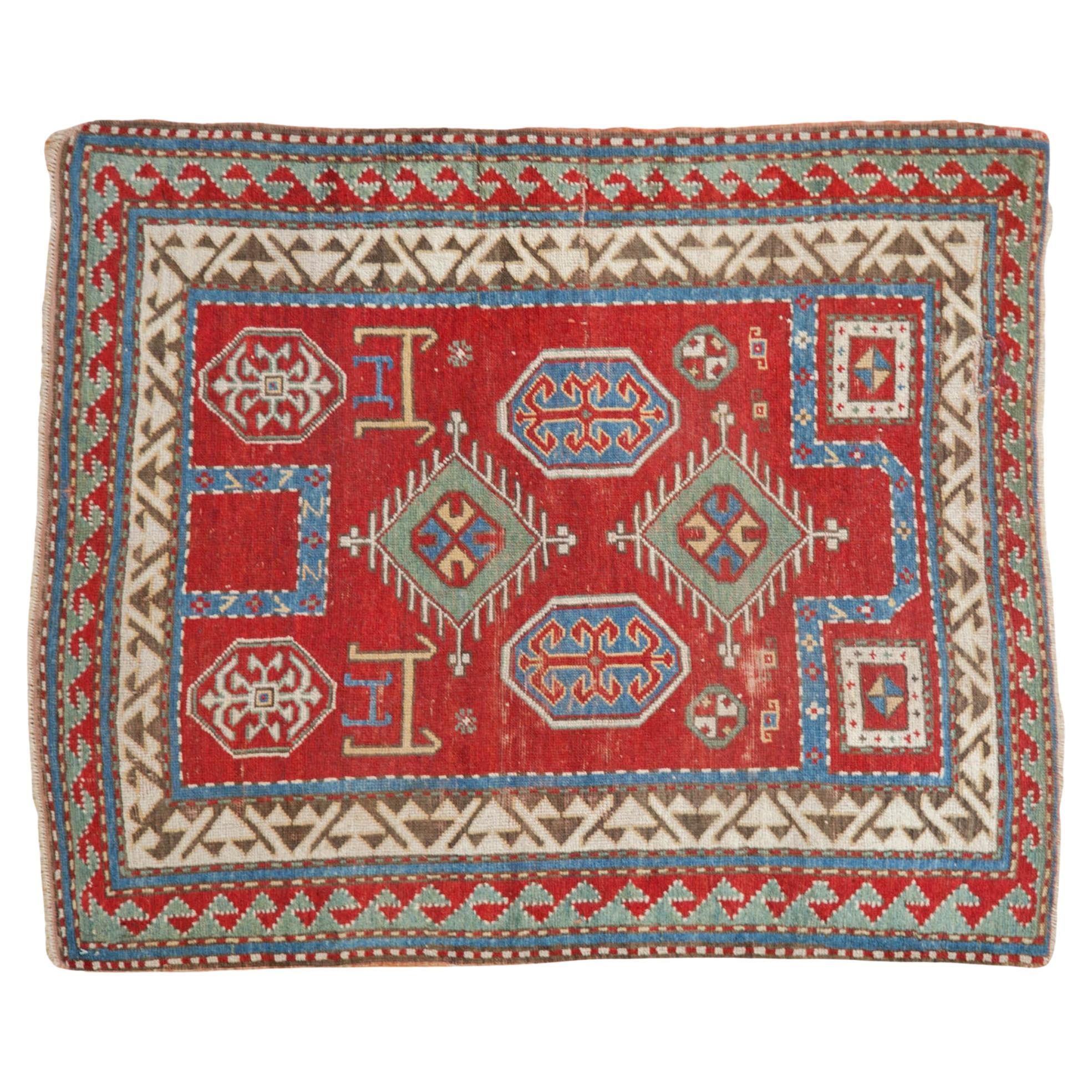 Tapis carré Kazak antique
