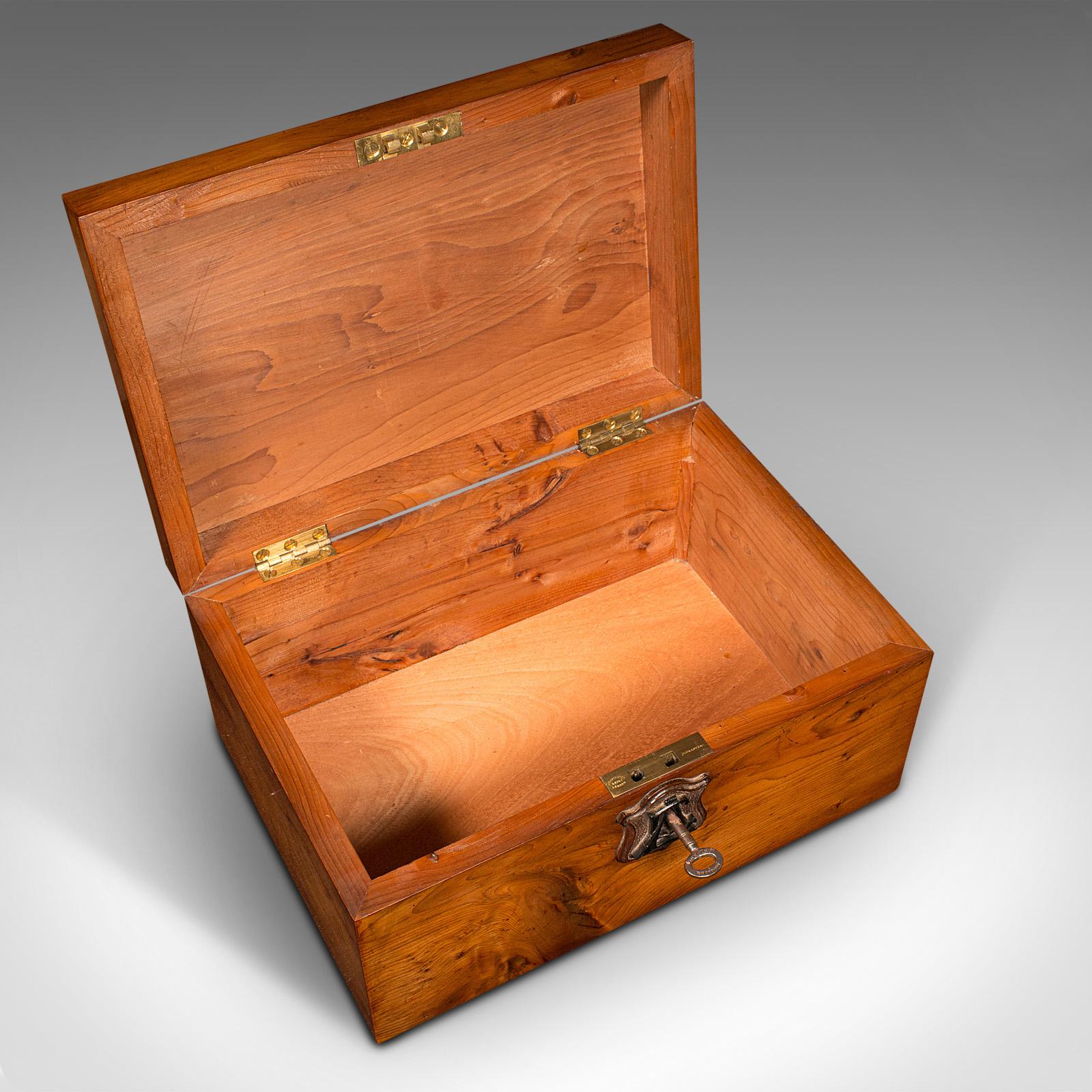 Antique Keepsake Box, Scottish, Sycamore, Work, Jewellery Case, Victorian, 1880 For Sale 4