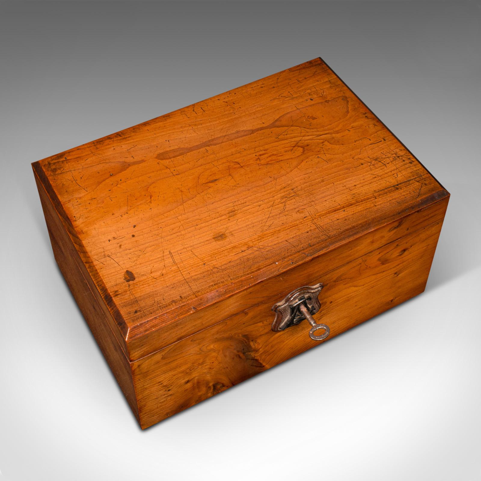Antique Keepsake Box, Scottish, Sycamore, Work, Jewellery Case, Victorian, 1880 For Sale 5