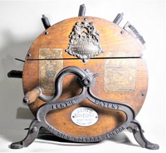 Antique Kent's Knife Cleaning, Polishing & Sharpening Wheel with Original Labels