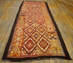 Late 19th Century Uzbek Julkhir Carpet ( 5' 2" x 14' 8" - 157 x 447 cm )