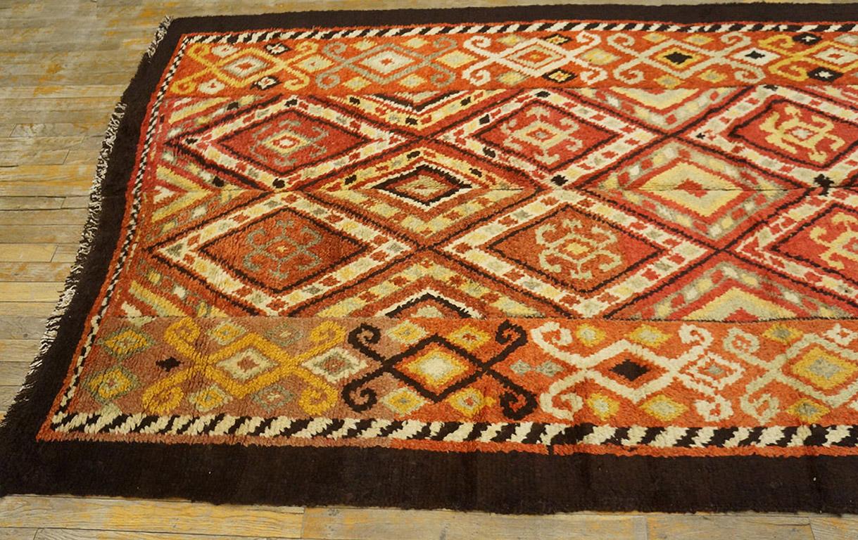 Late 19th Century Uzbek Julkhir Carpet ( 5' 2