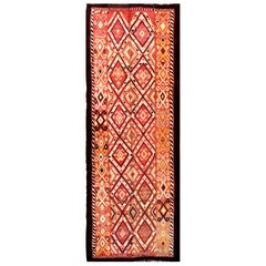 Uzbekischer Julkhir-Teppich des späten 19. Jahrhunderts ( 5' 2"" x 14' 8""" - 157 x 447 cm)